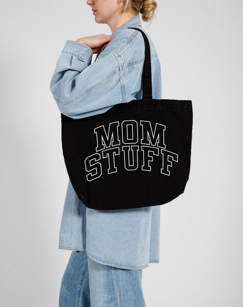 ‘Mom Stuff’ Tote | Black