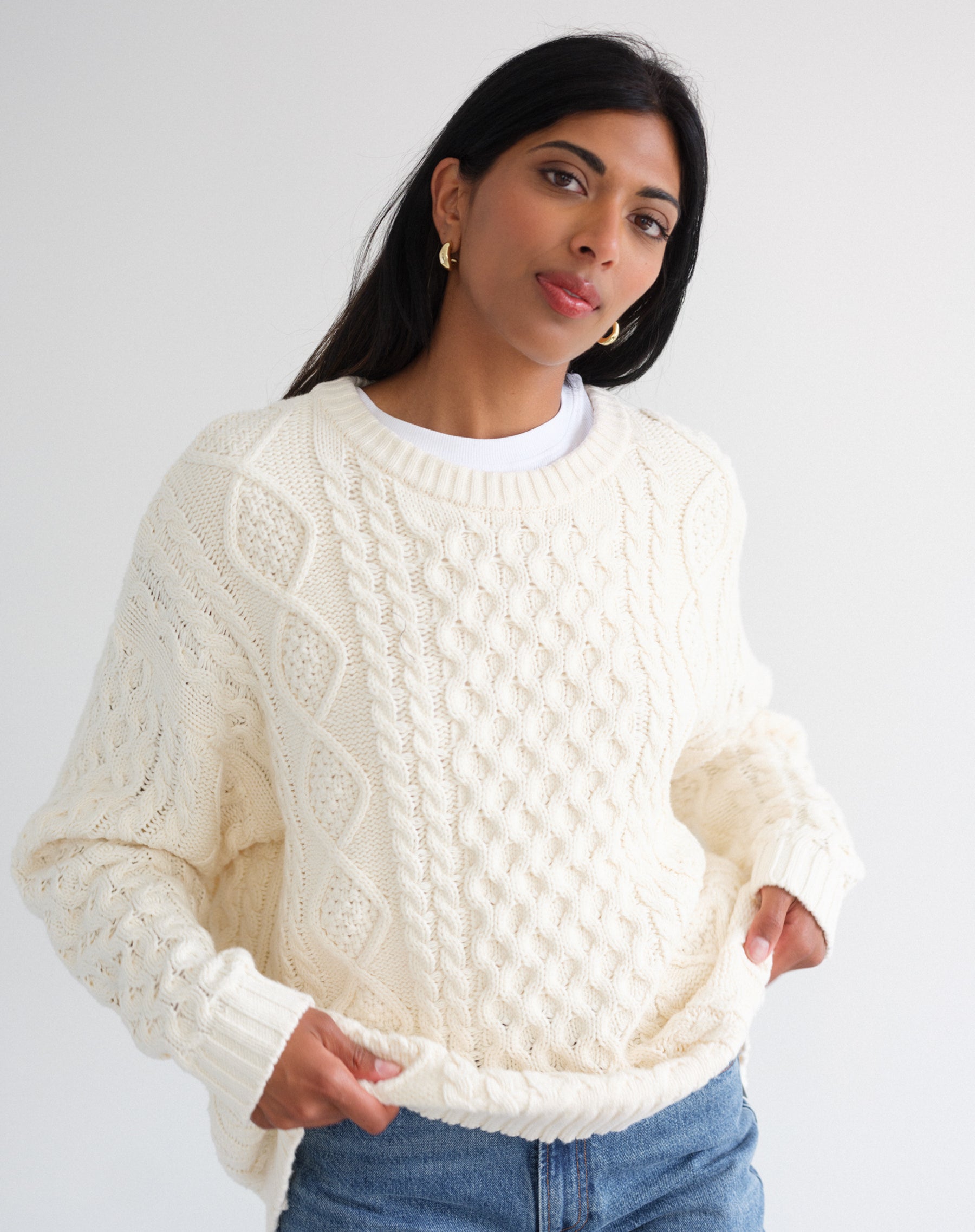 Irish Cable Knit Sweater