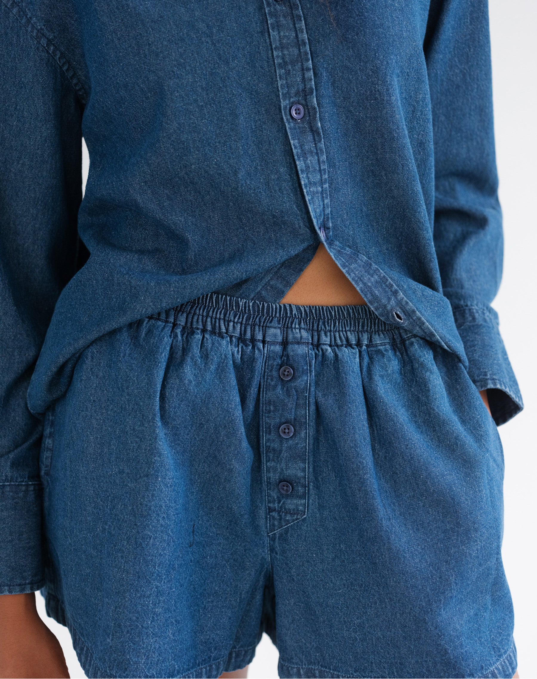 Denim Boxer Shorts