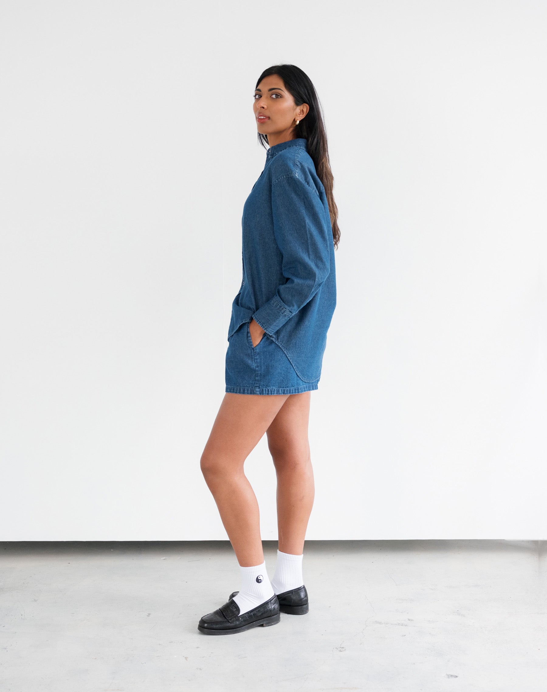 Denim Button Up Shirt