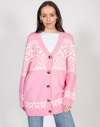 Fair Isle Knit Sweater | Cream