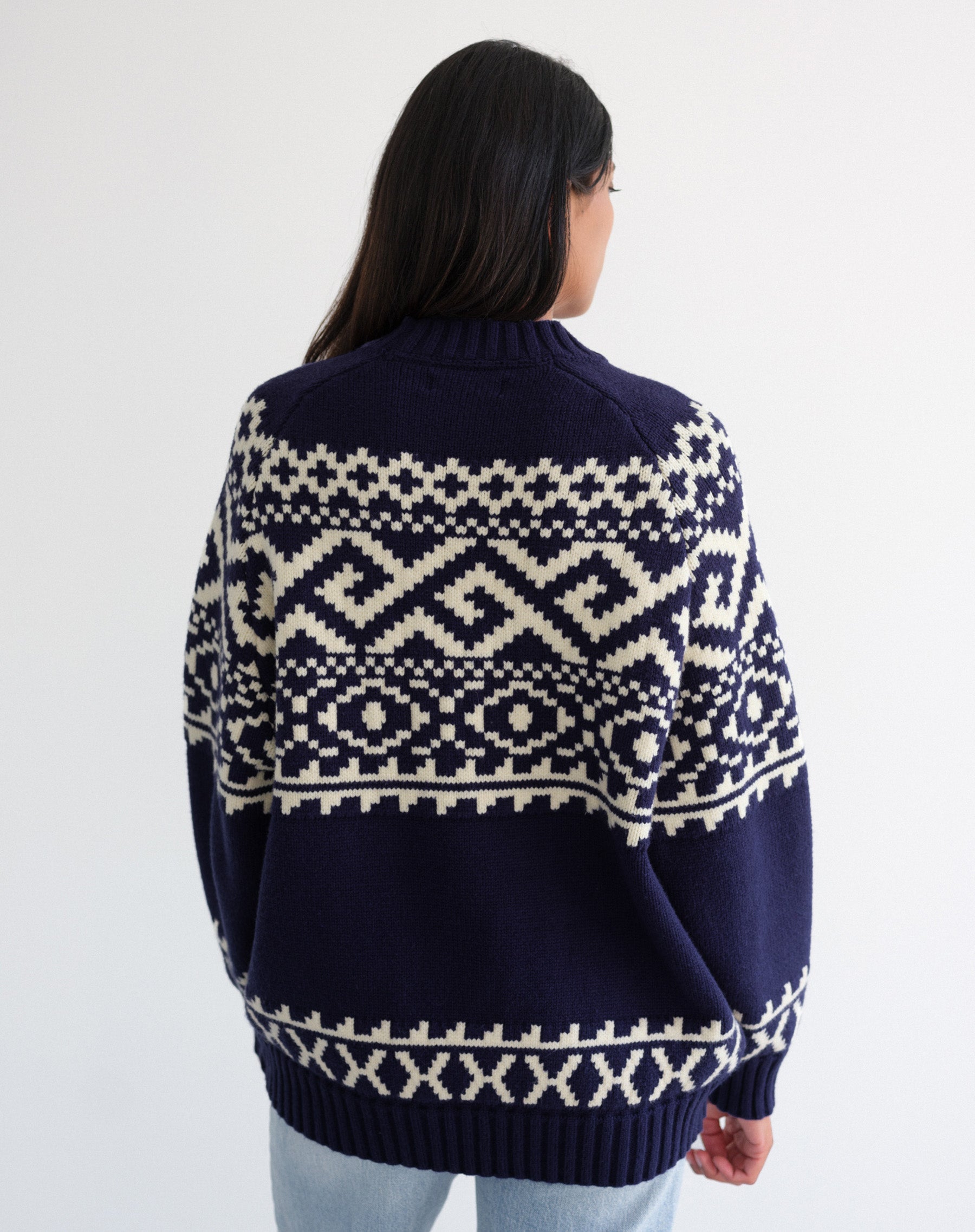 Fair Isle Knit Sweater