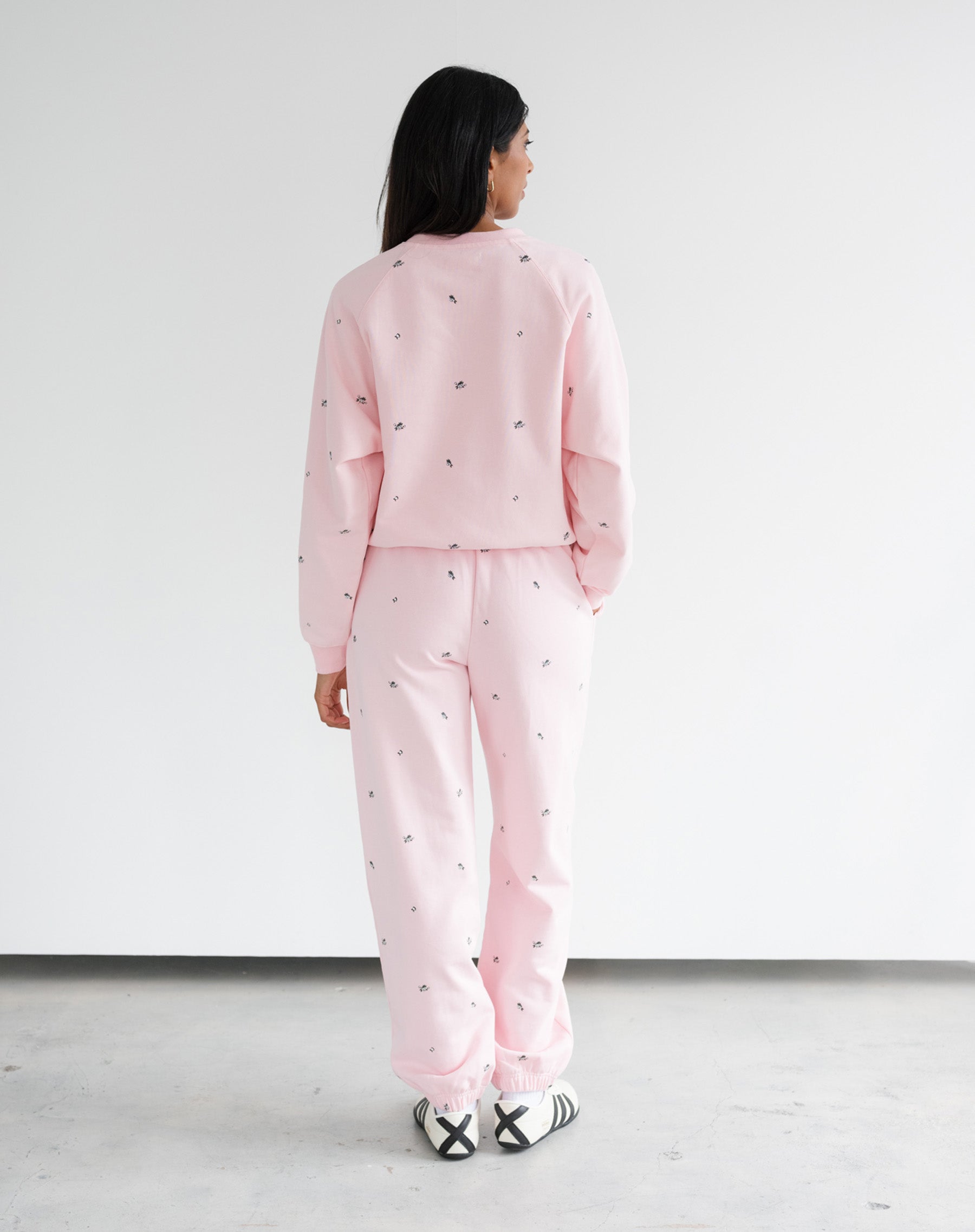 "Be Kind" All Over Floral Perfect Crew