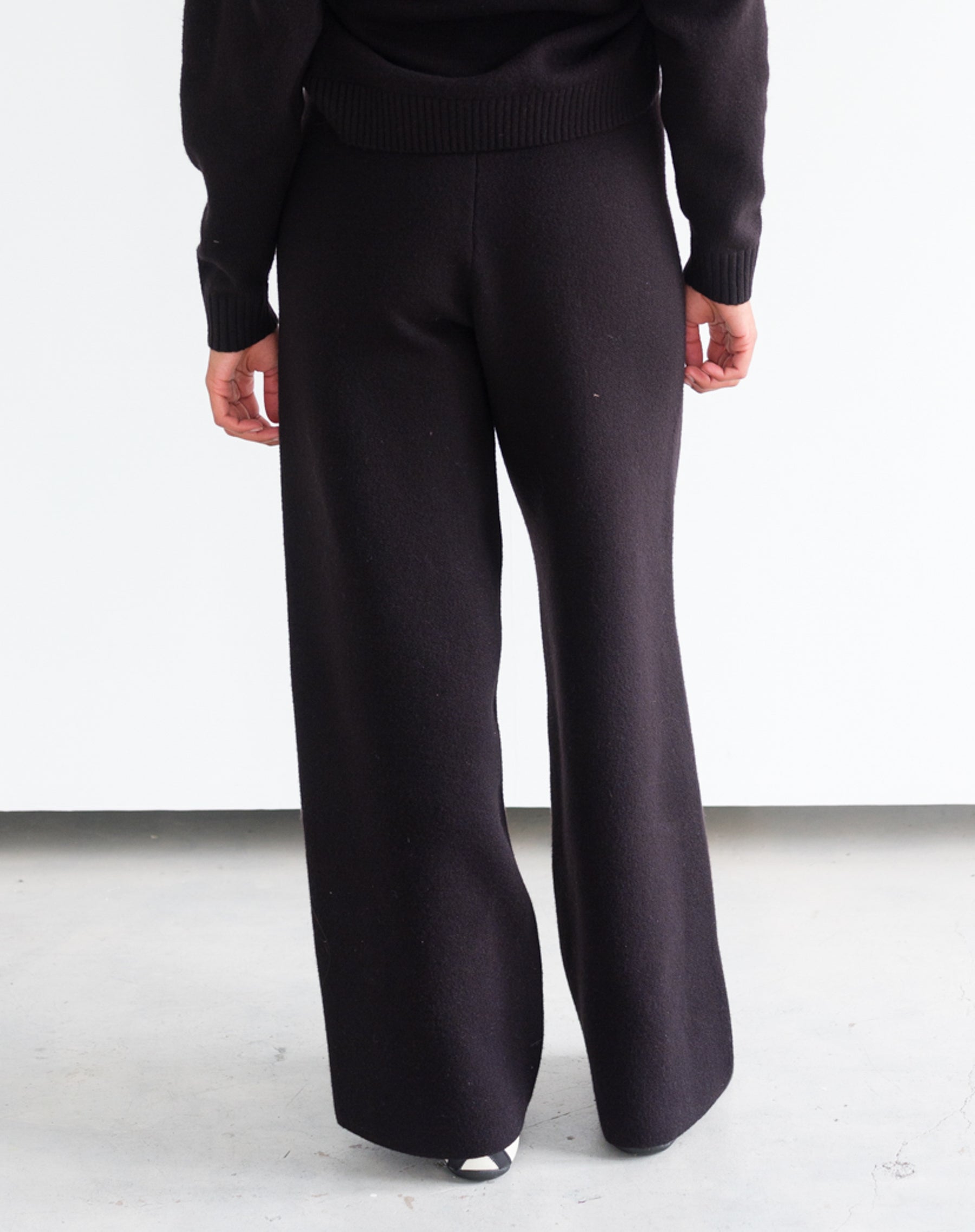 Knitted Wide Leg Pants