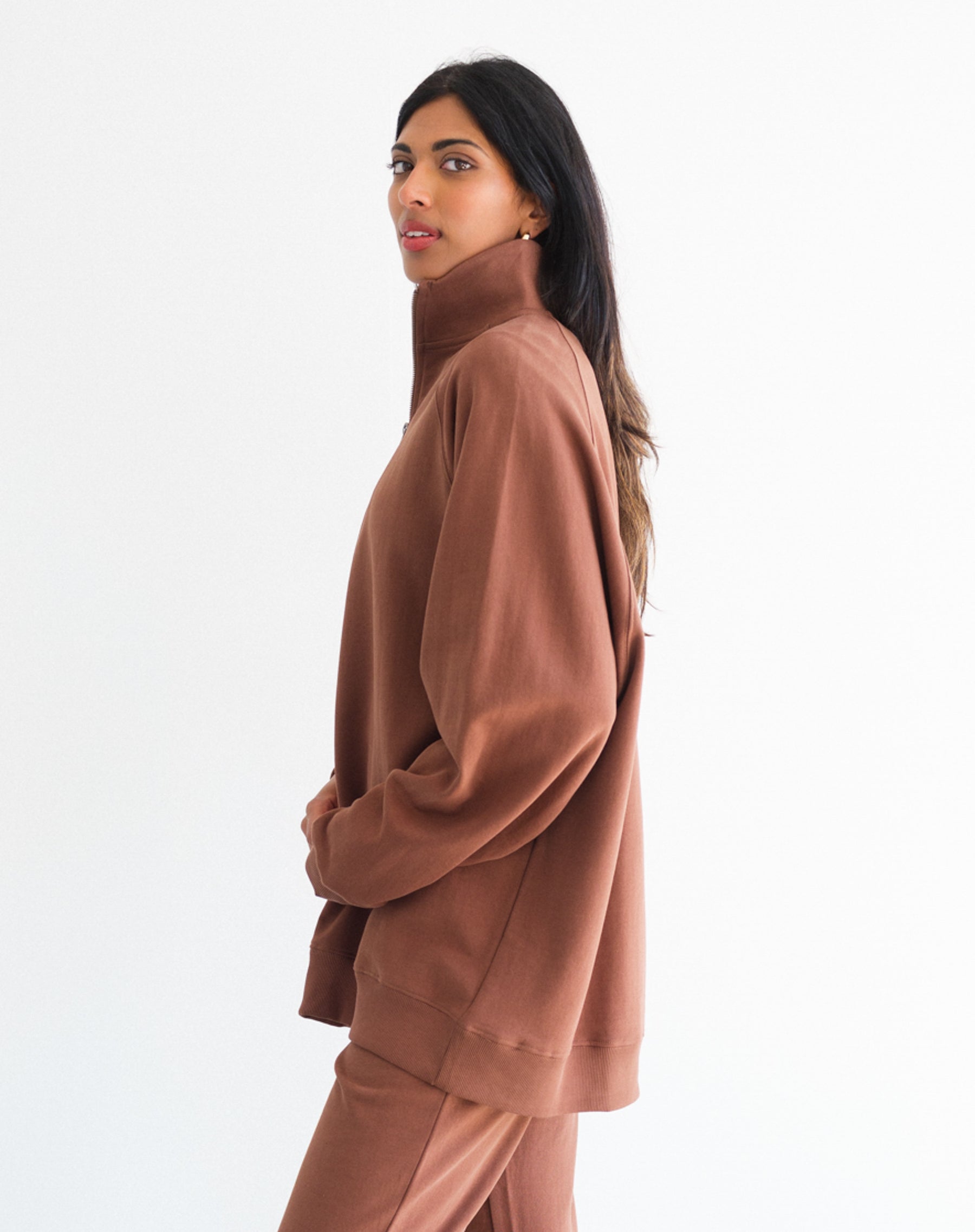 Not Your Boyfriend's Half Zip Sweatshirt