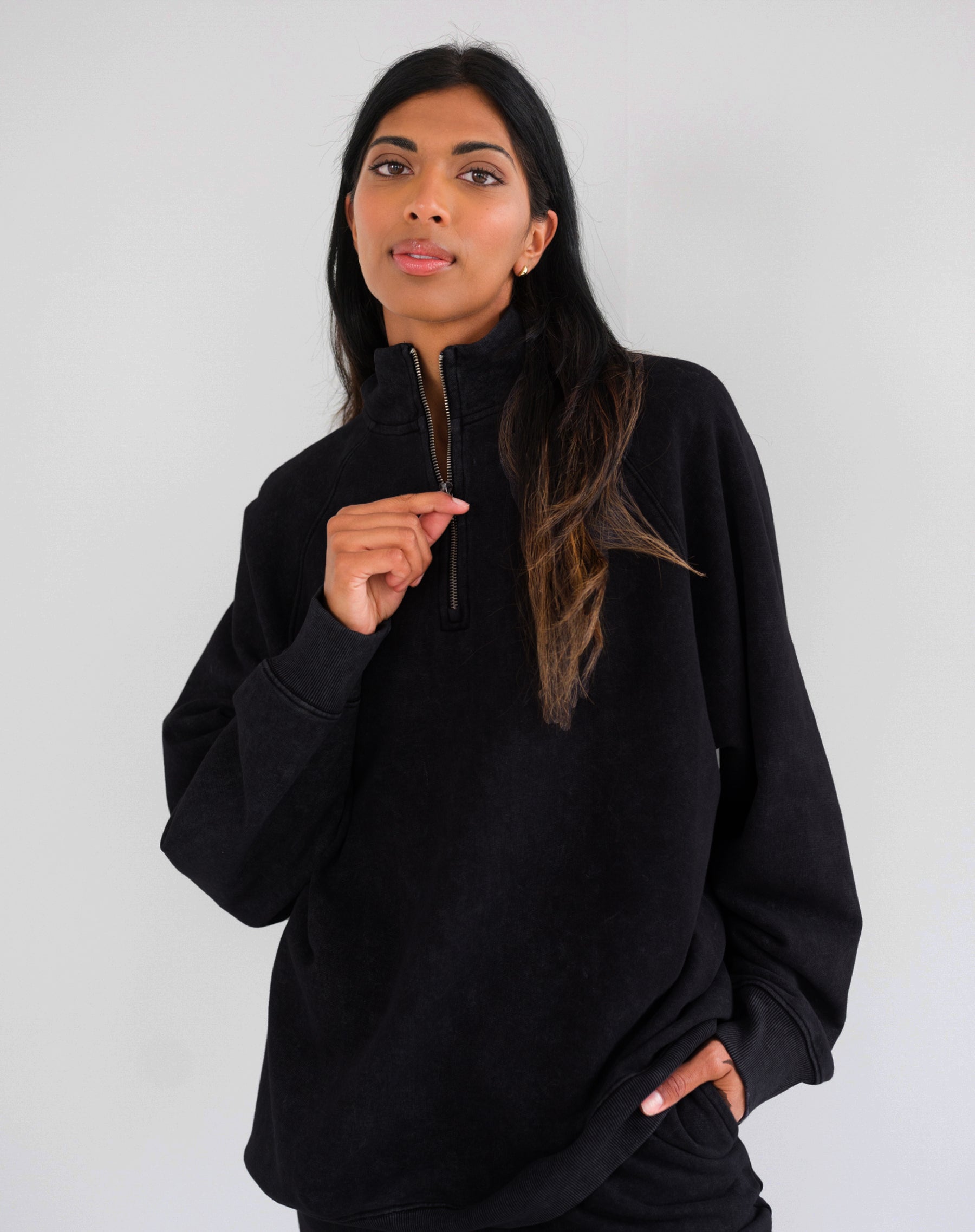 Not Your Boyfriend's Half Zip Sweatshirt