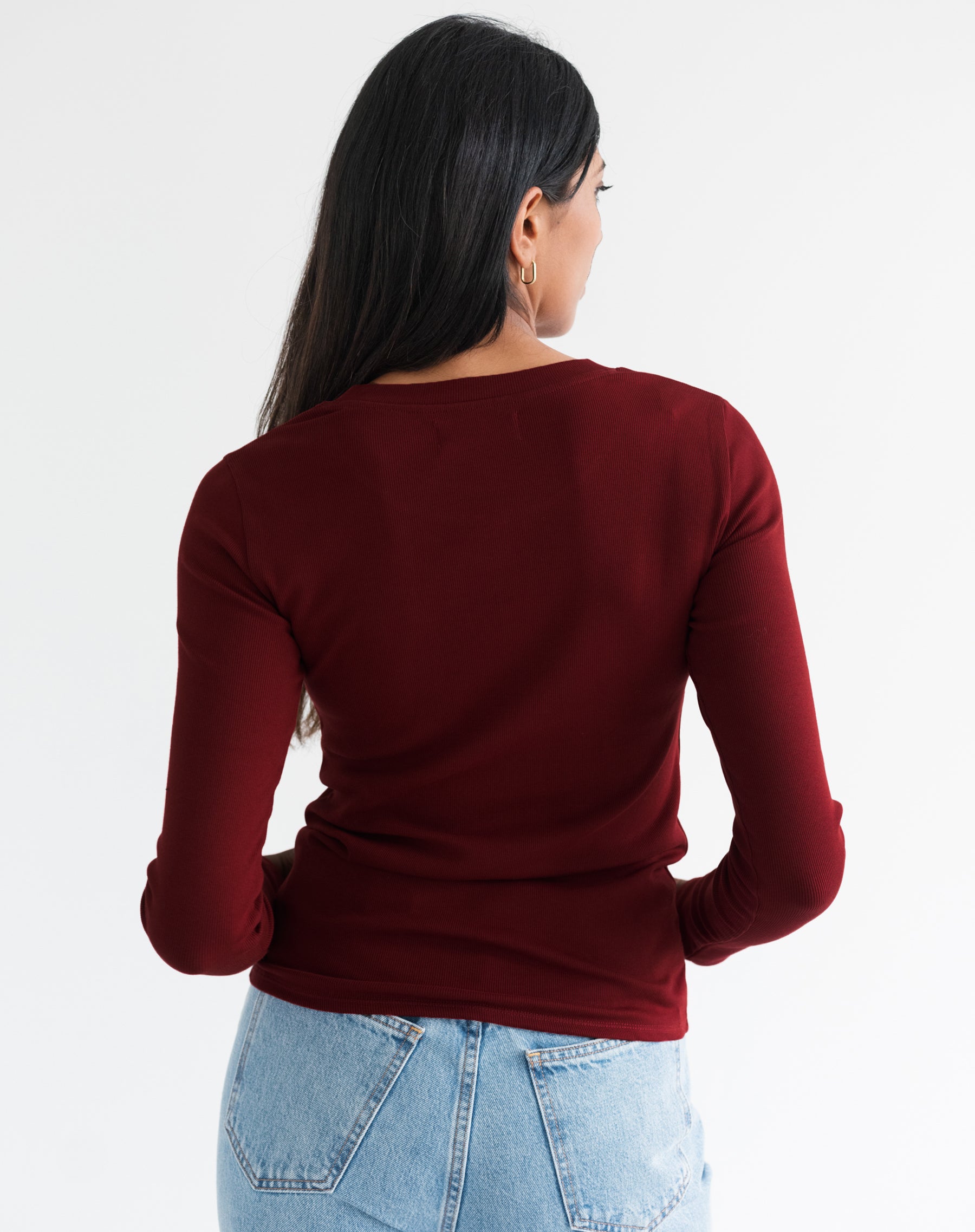 Ribbed Long Sleeve Shirt