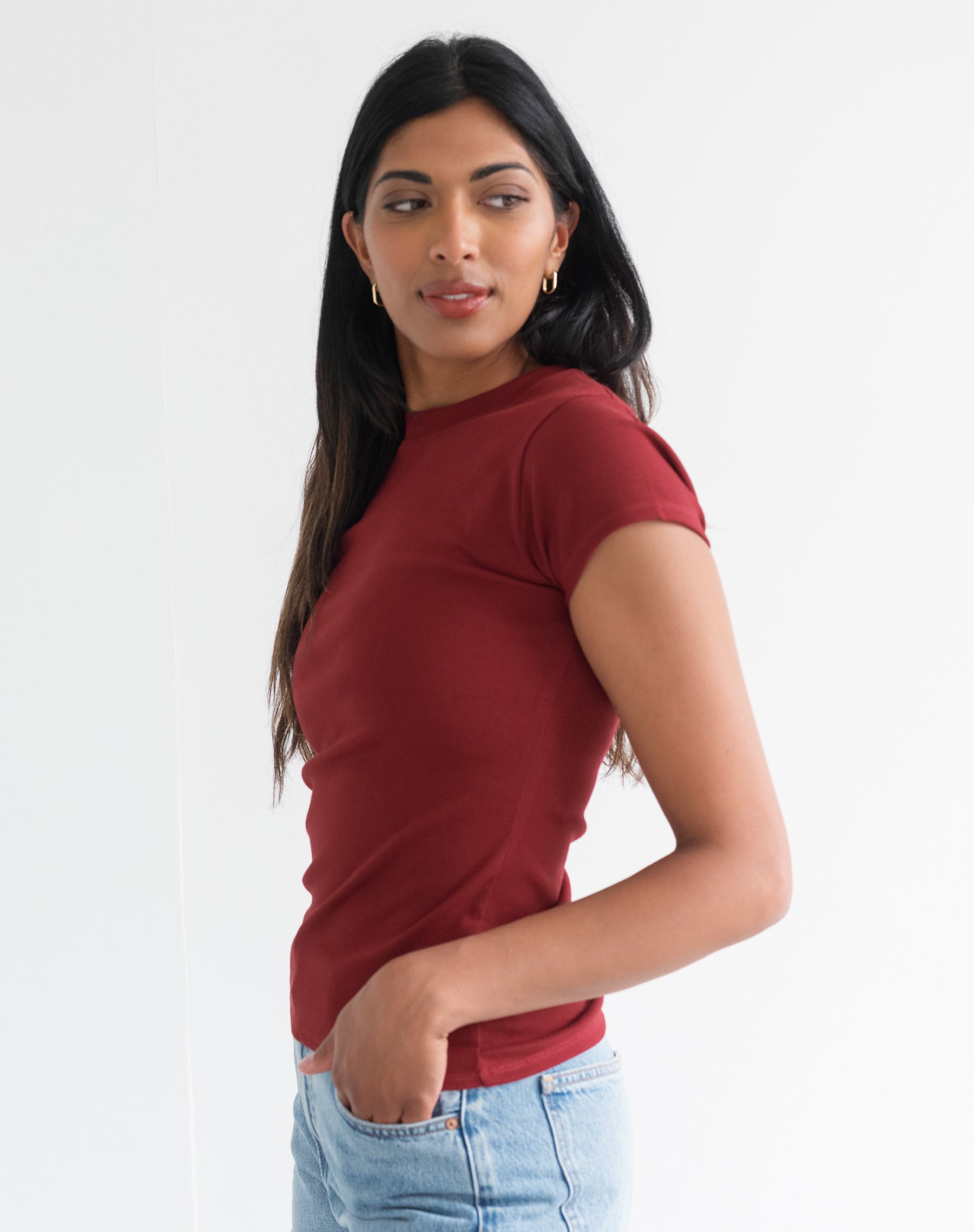 Ribbed Tee