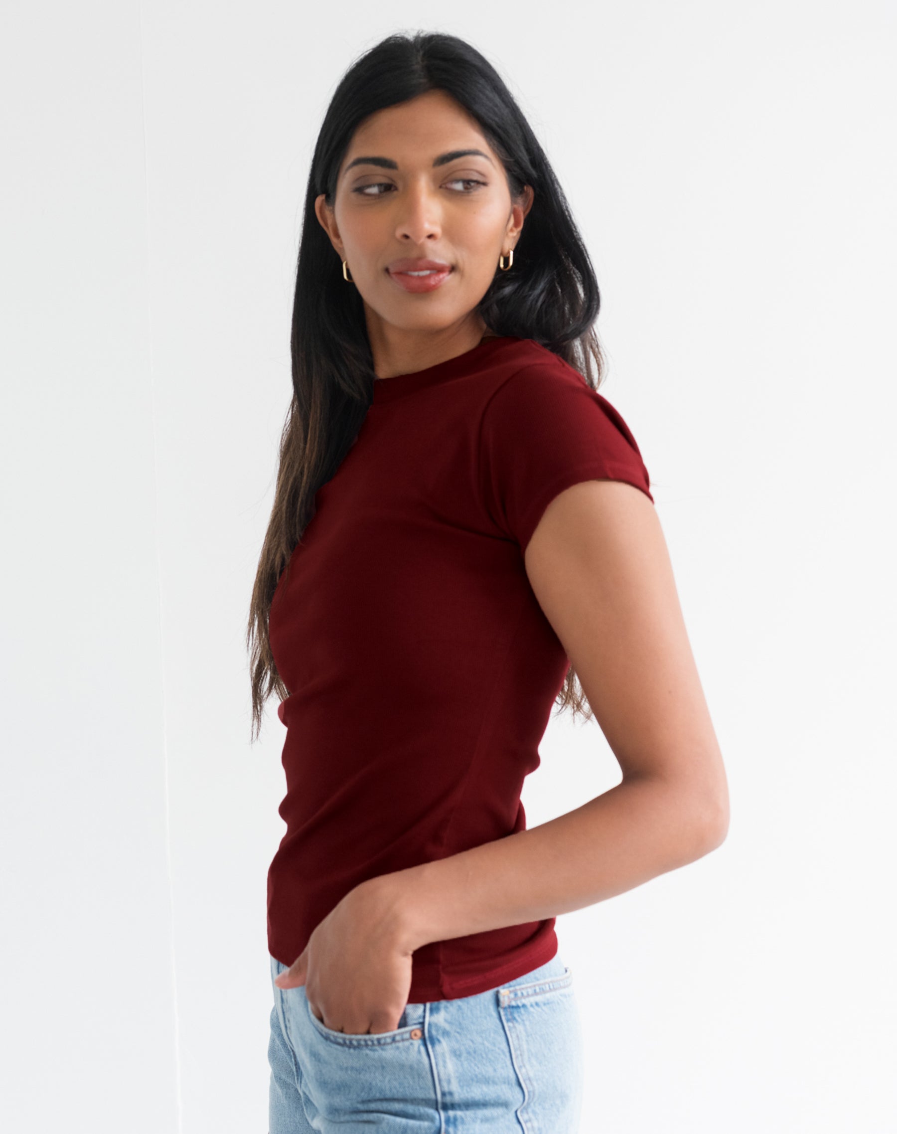 Ribbed Tee