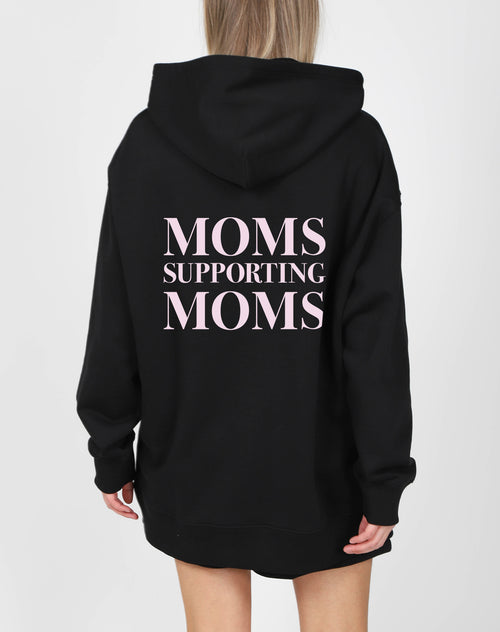The 'Moms Supporting Moms' Big Sister Hoodie | Black