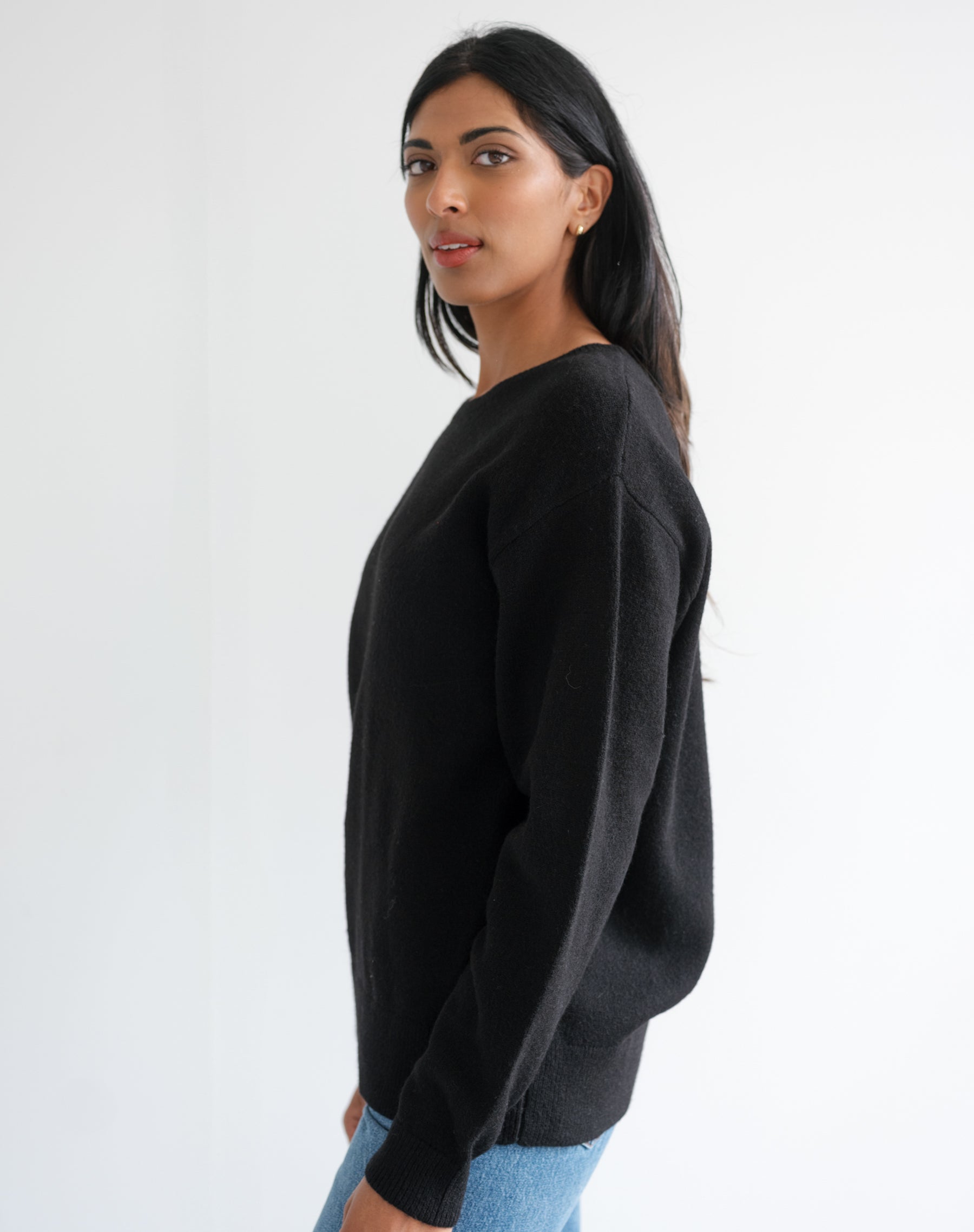 Oversized Knit Crew