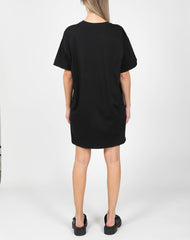 The Oversized Boxy Tee Dress | Black
