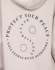 The "PROTECT YOUR PEACE" Big Sister Hoodie | Oyster