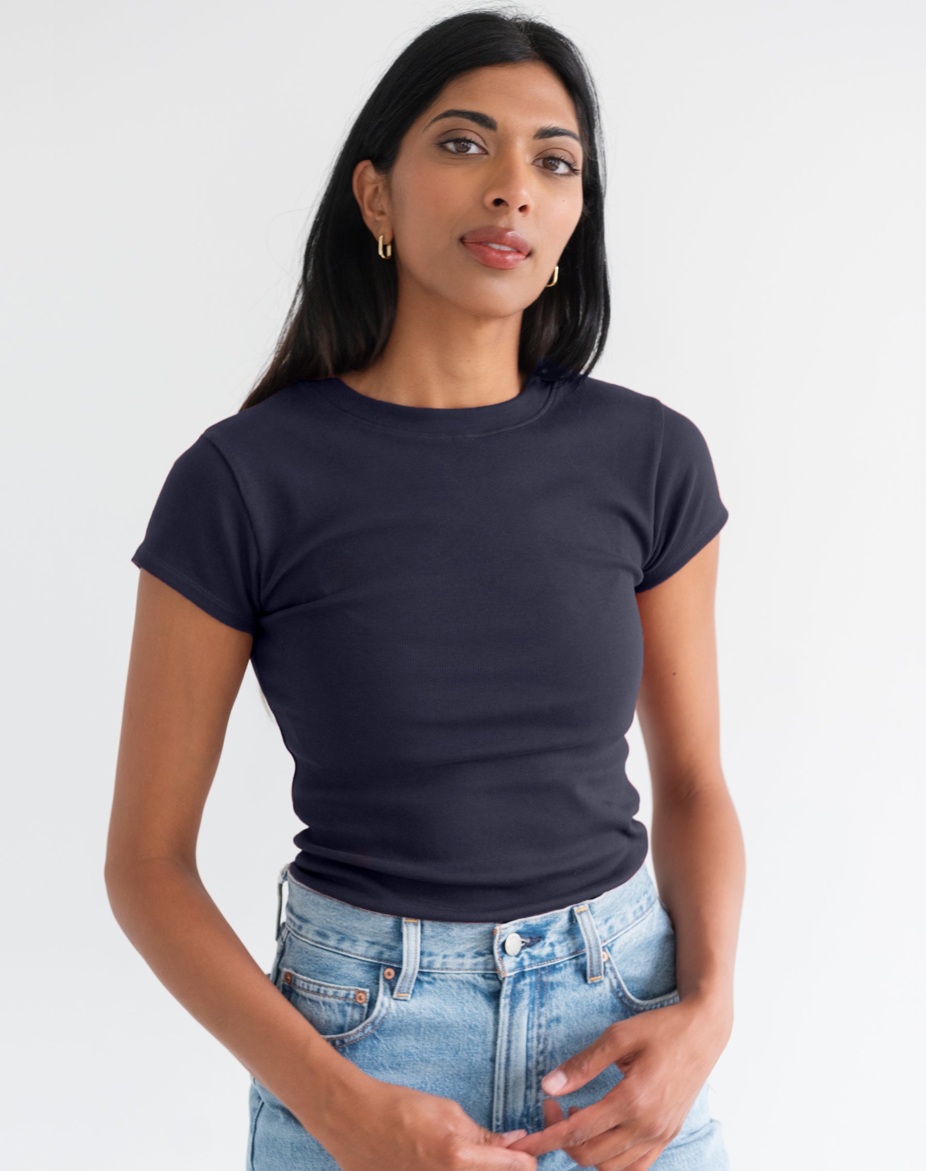 Ribbed Tee