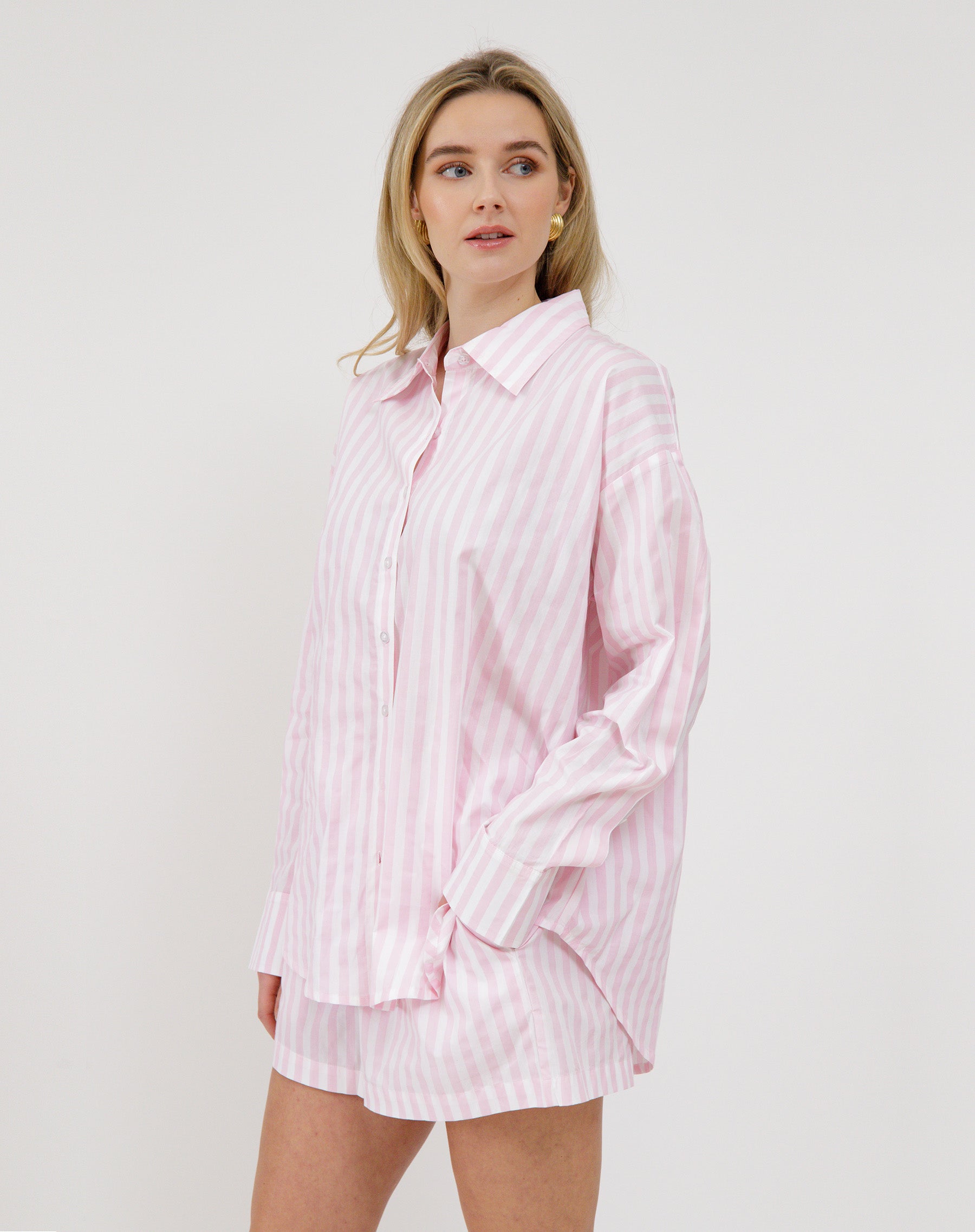 Poplin Button Up Shirt
