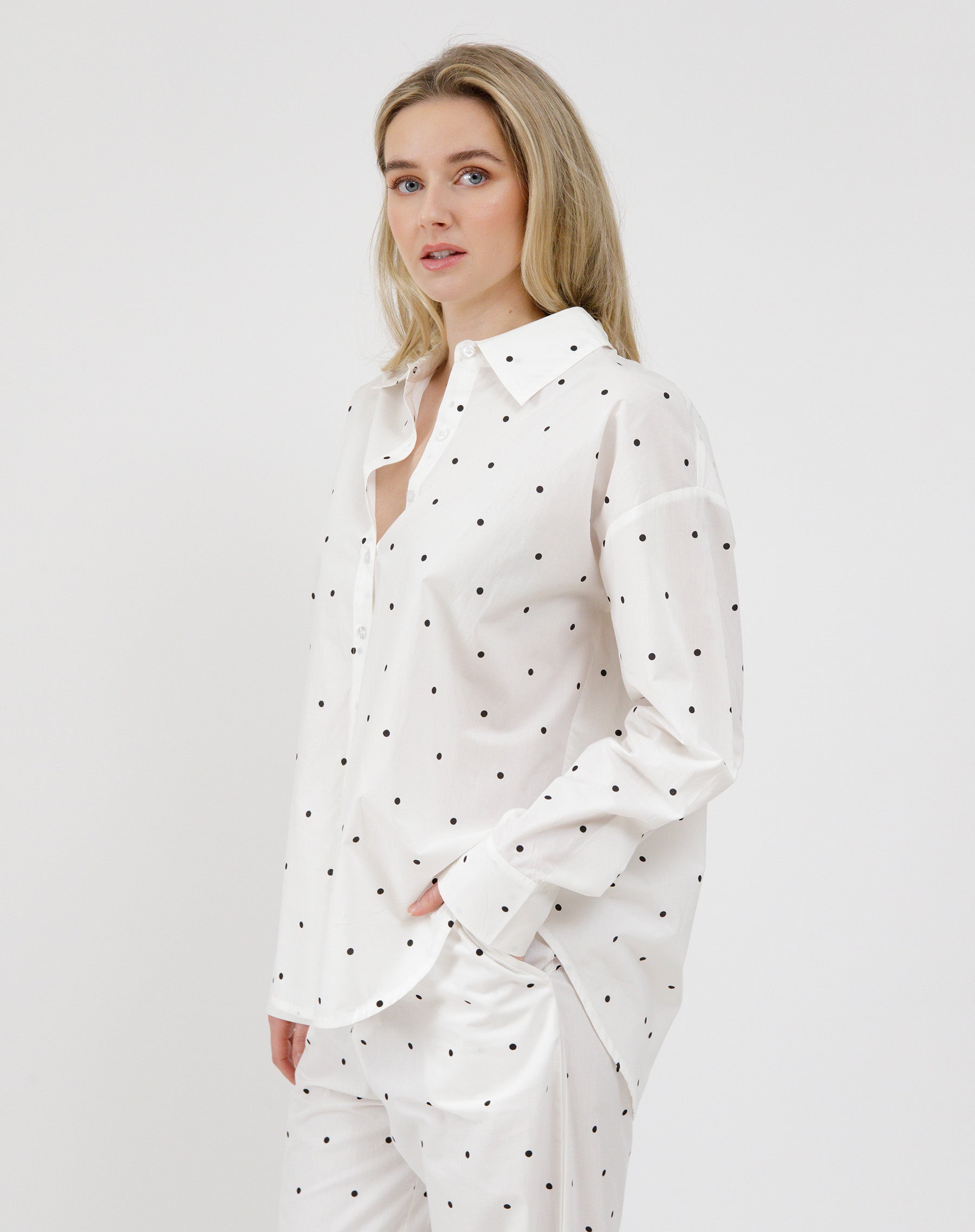 Poplin Button Up Shirt