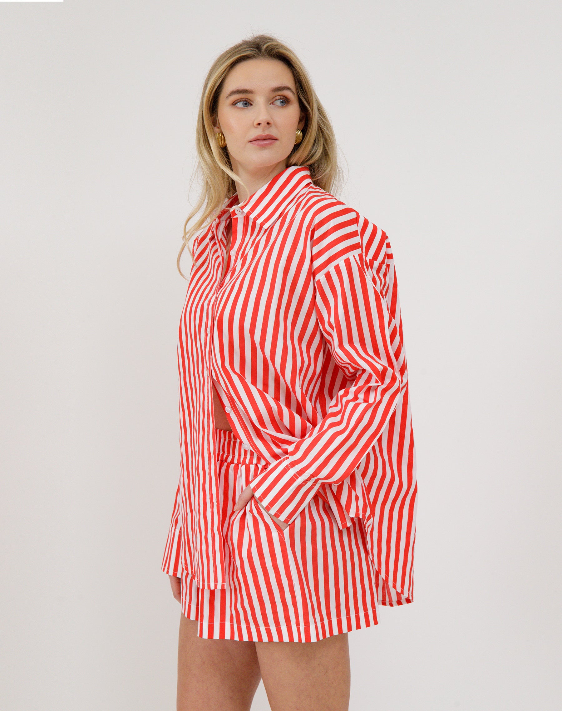 Poplin Button Up Shirt