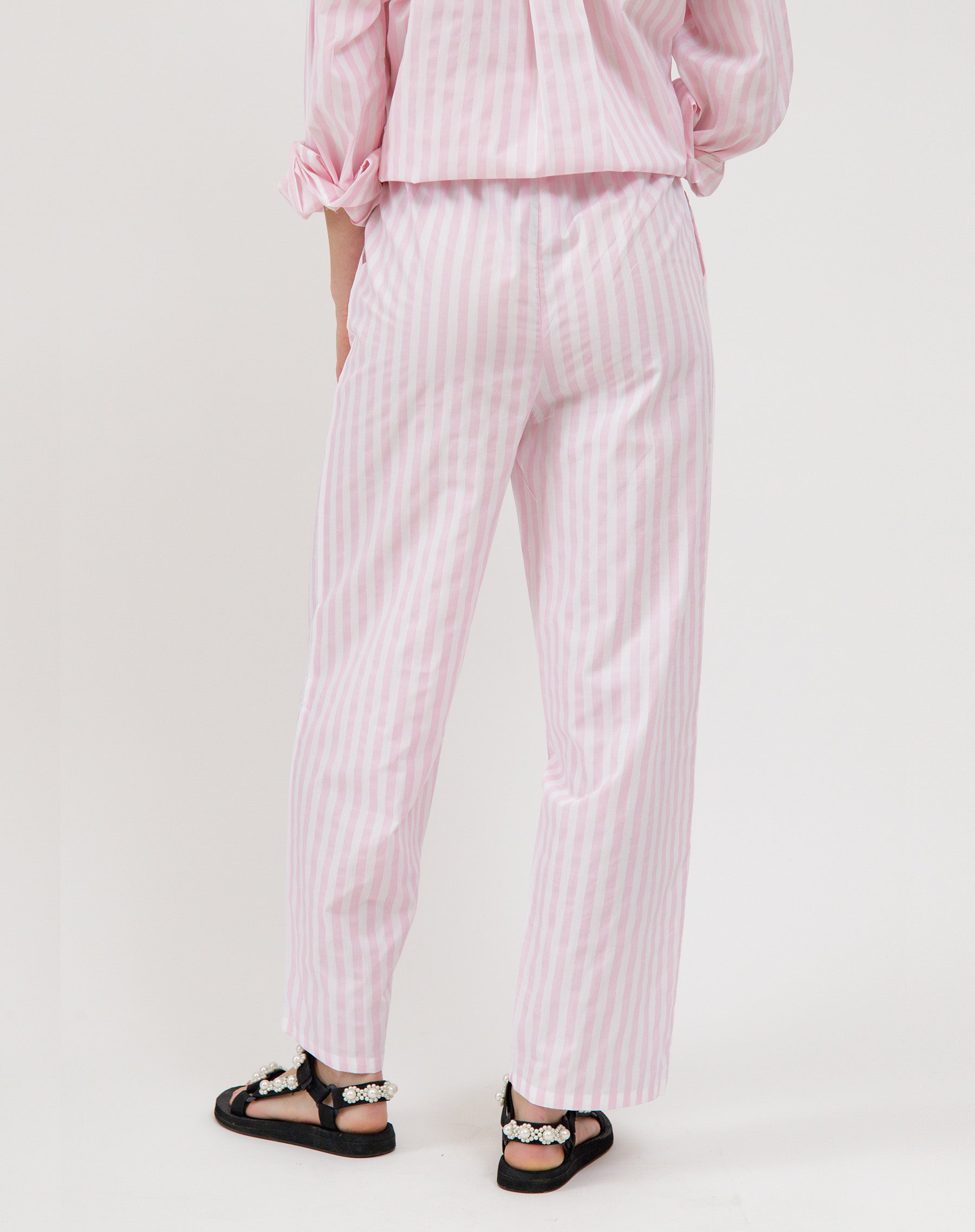 Poplin Drawstring Pants