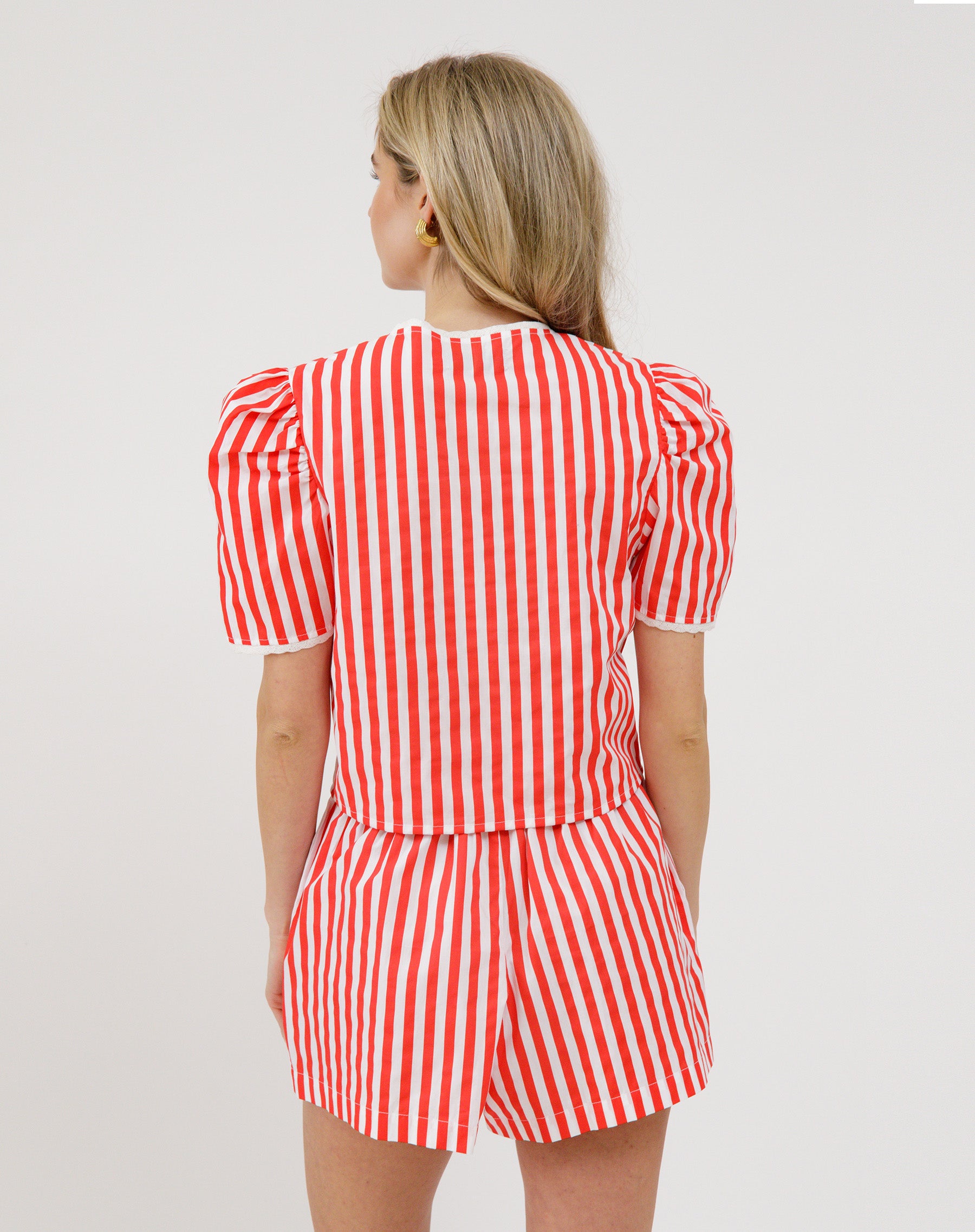 Poplin Tie Up Top