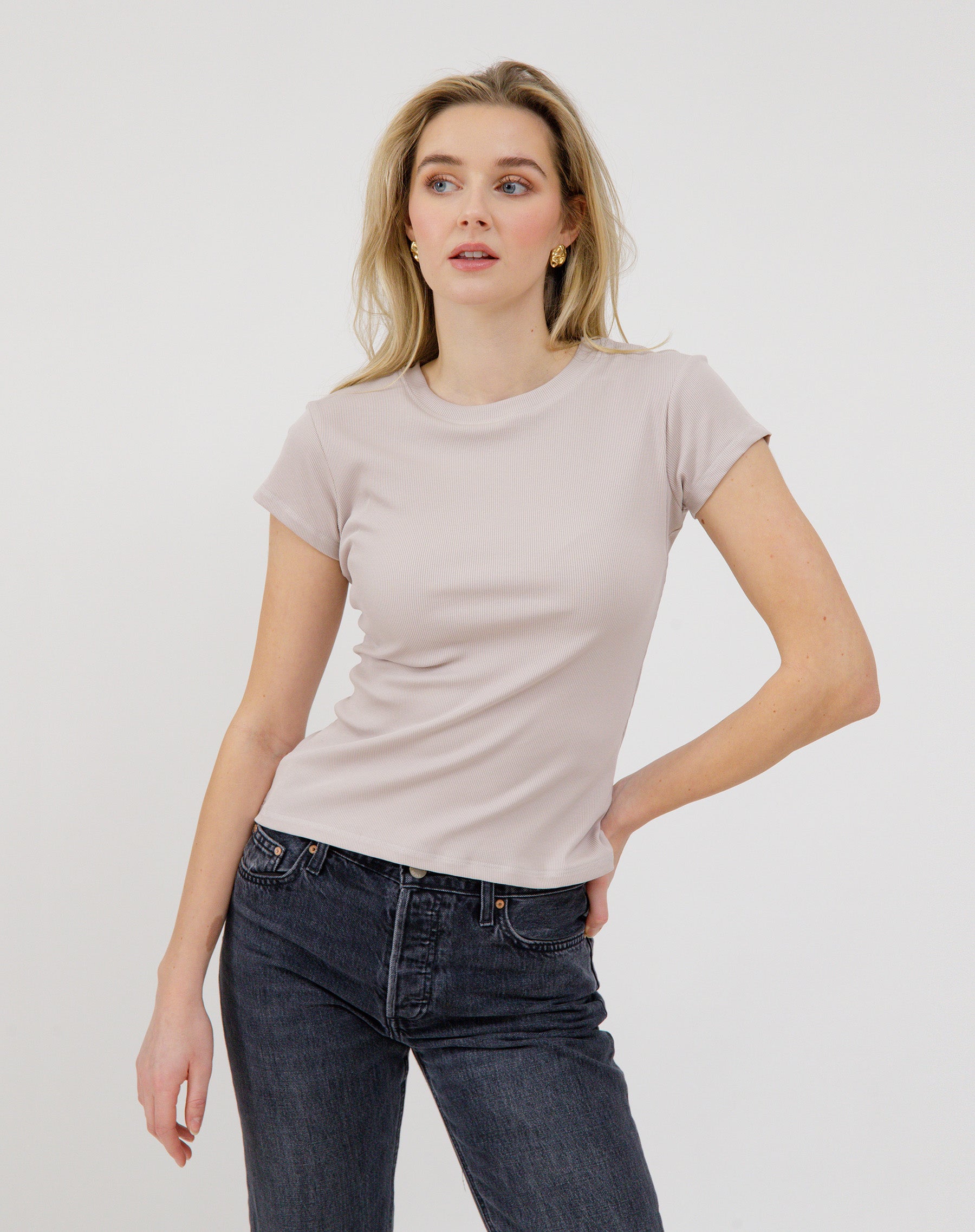 Ribbed Tee