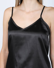 The "DIANA" Silk Camisole | Black