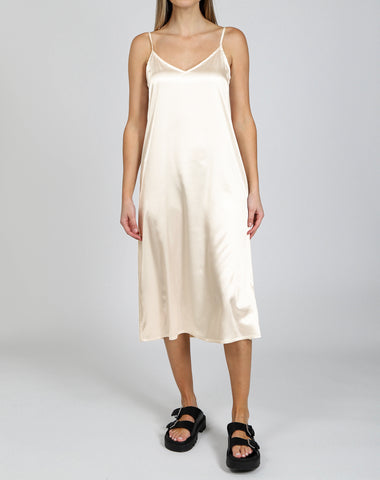 The Oversized Boxy Tee Dress | Heather Grey & White Stripe