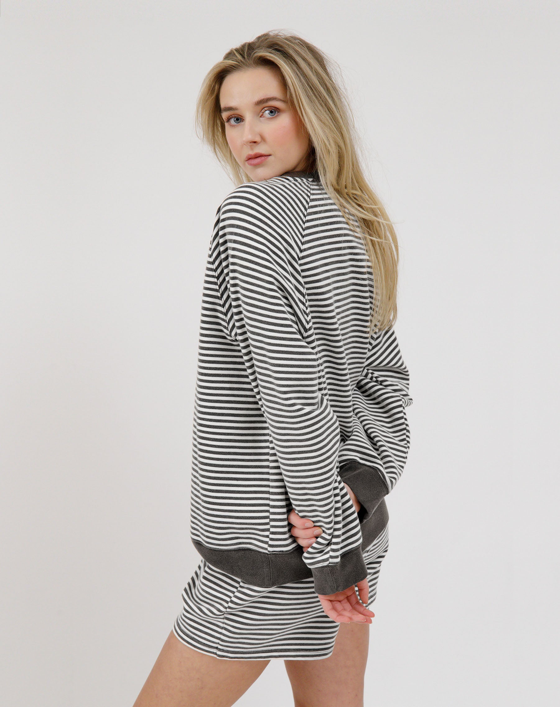 Mini Stripe Crew
