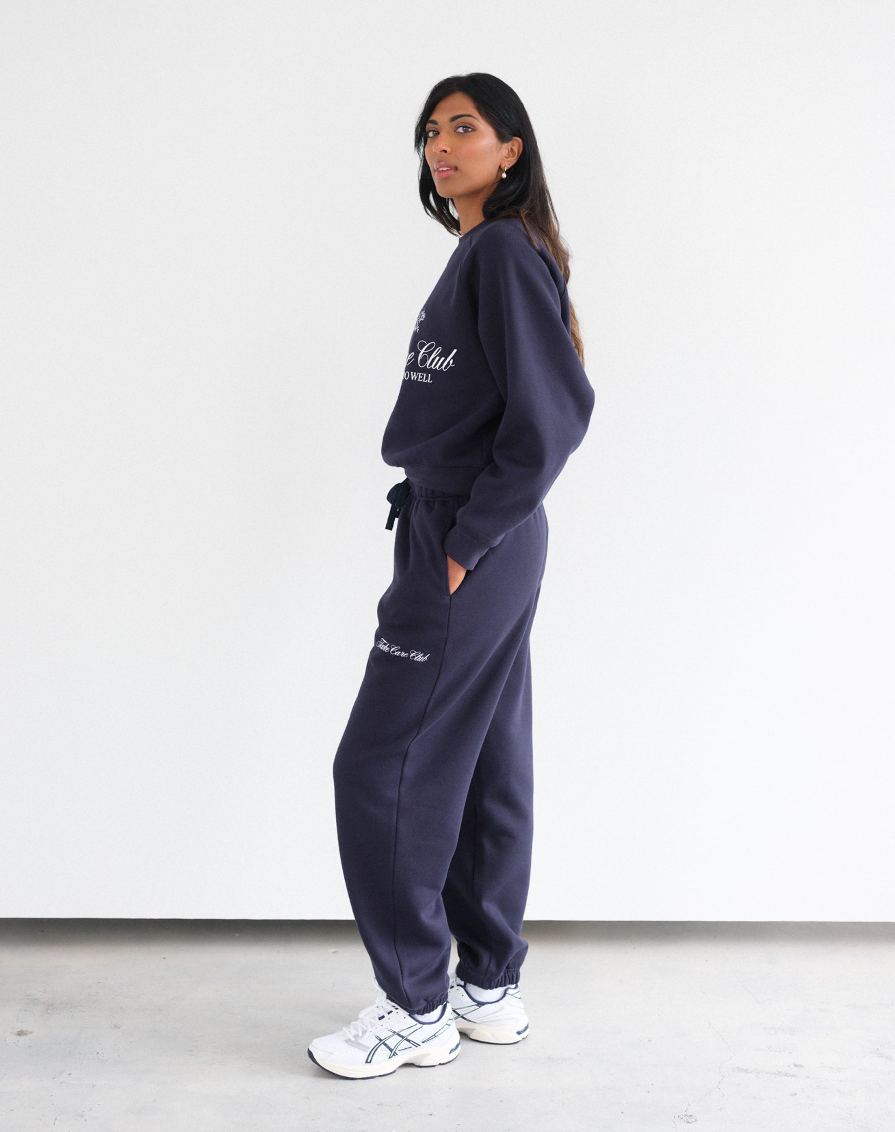 "Take Care Club" Oversized Joggers