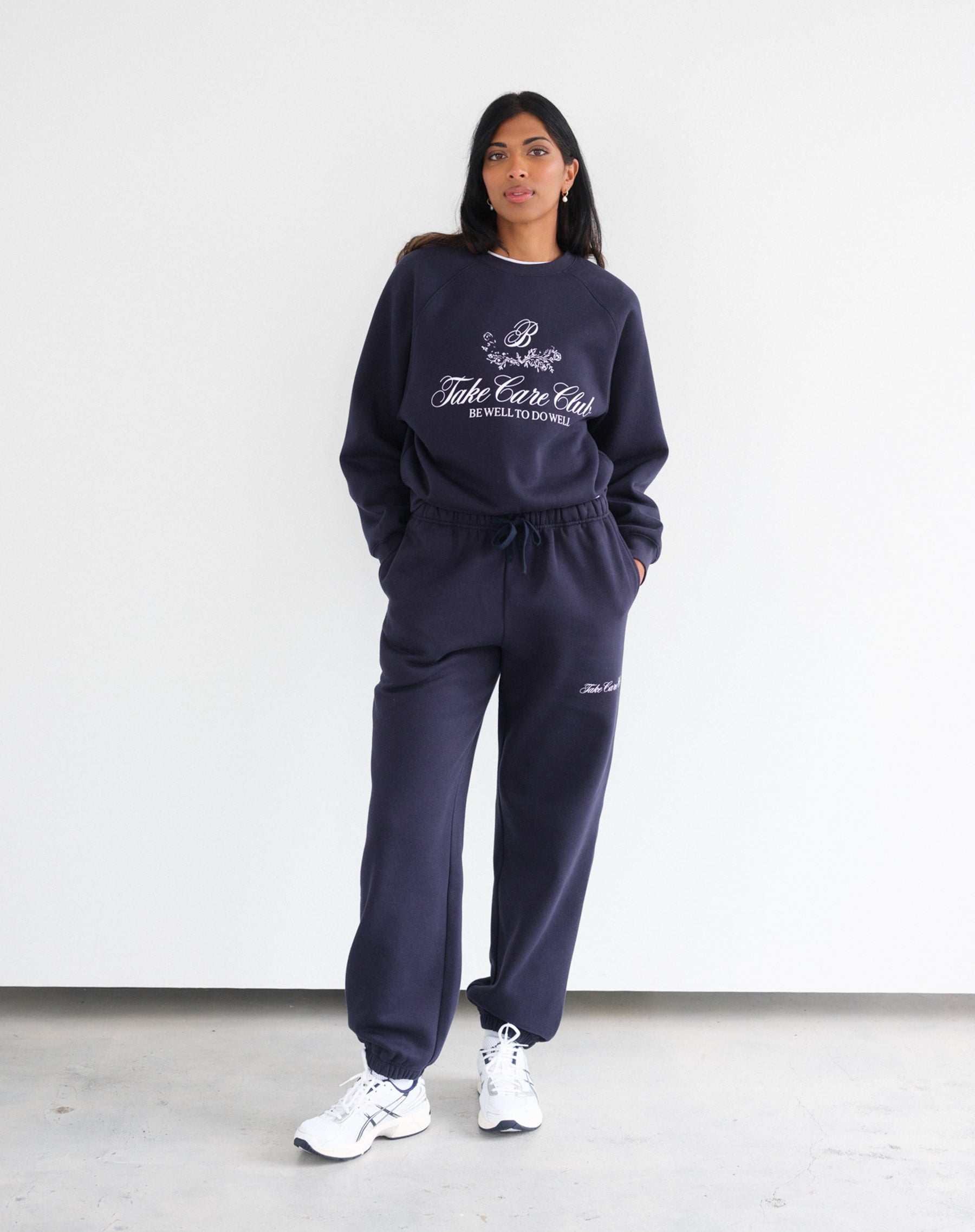 "Take Care Club" Oversized Joggers