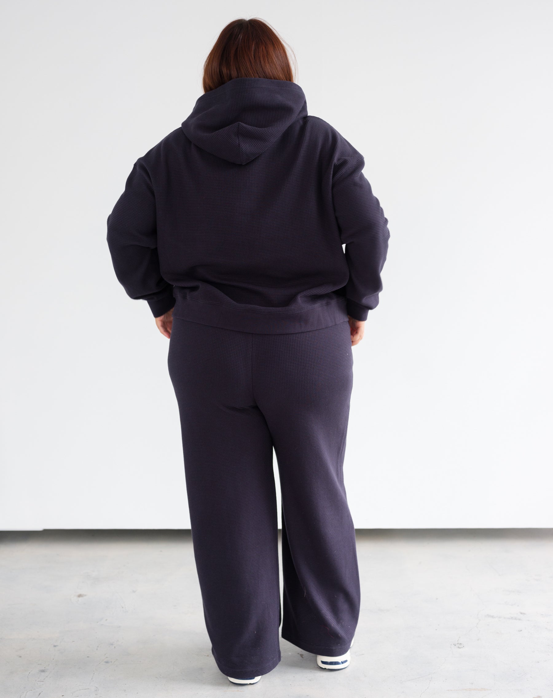 Waffle Full Zip Hoodie