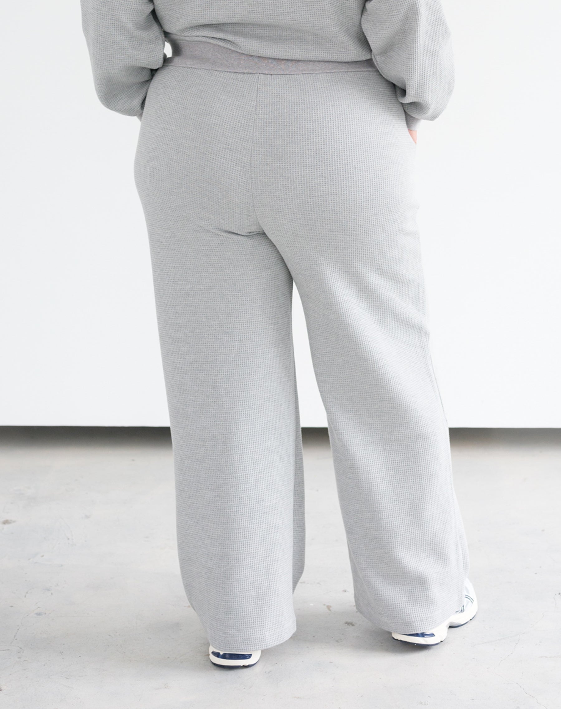 Waffle Wide Leg Pant