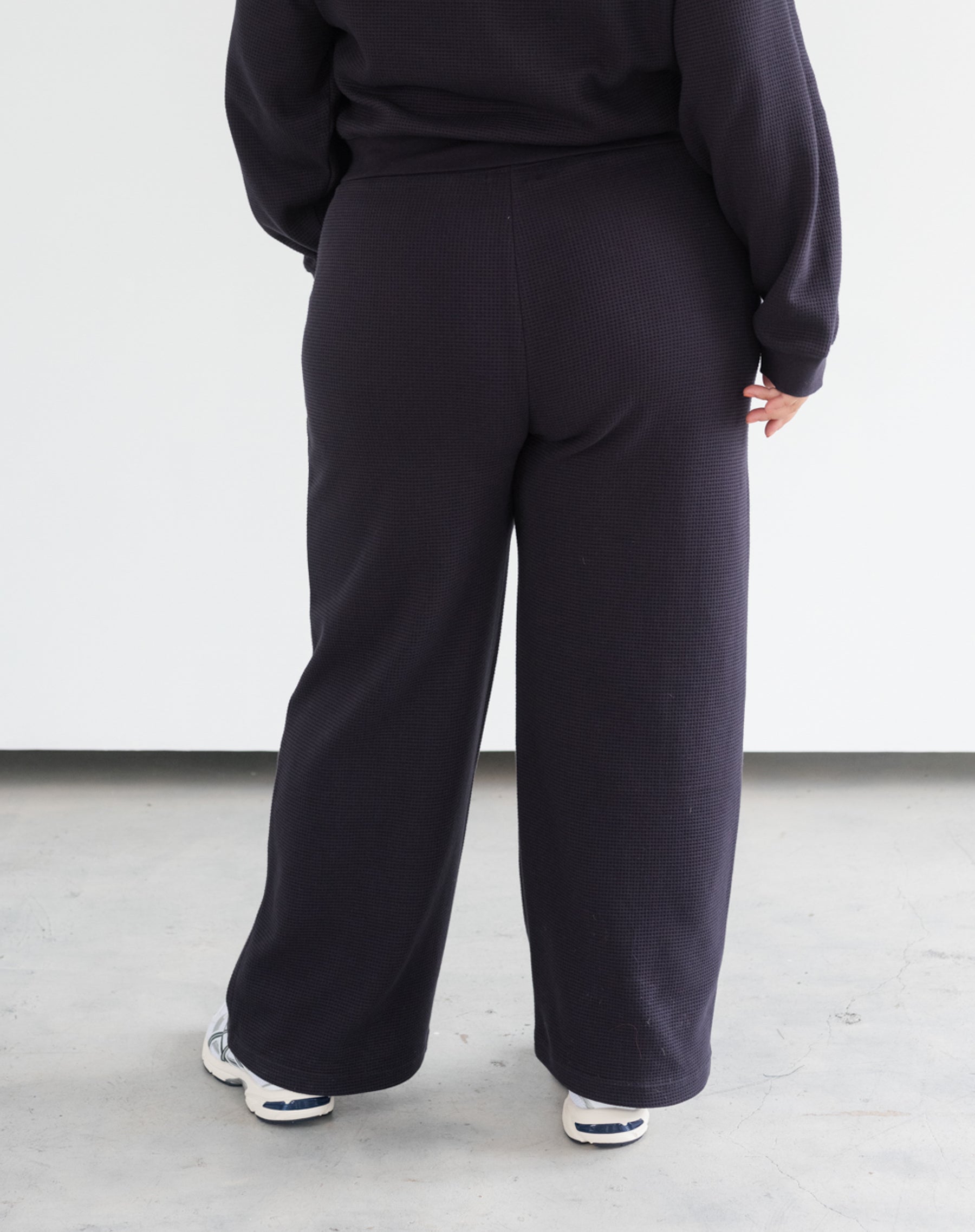 Waffle Wide Leg Pant