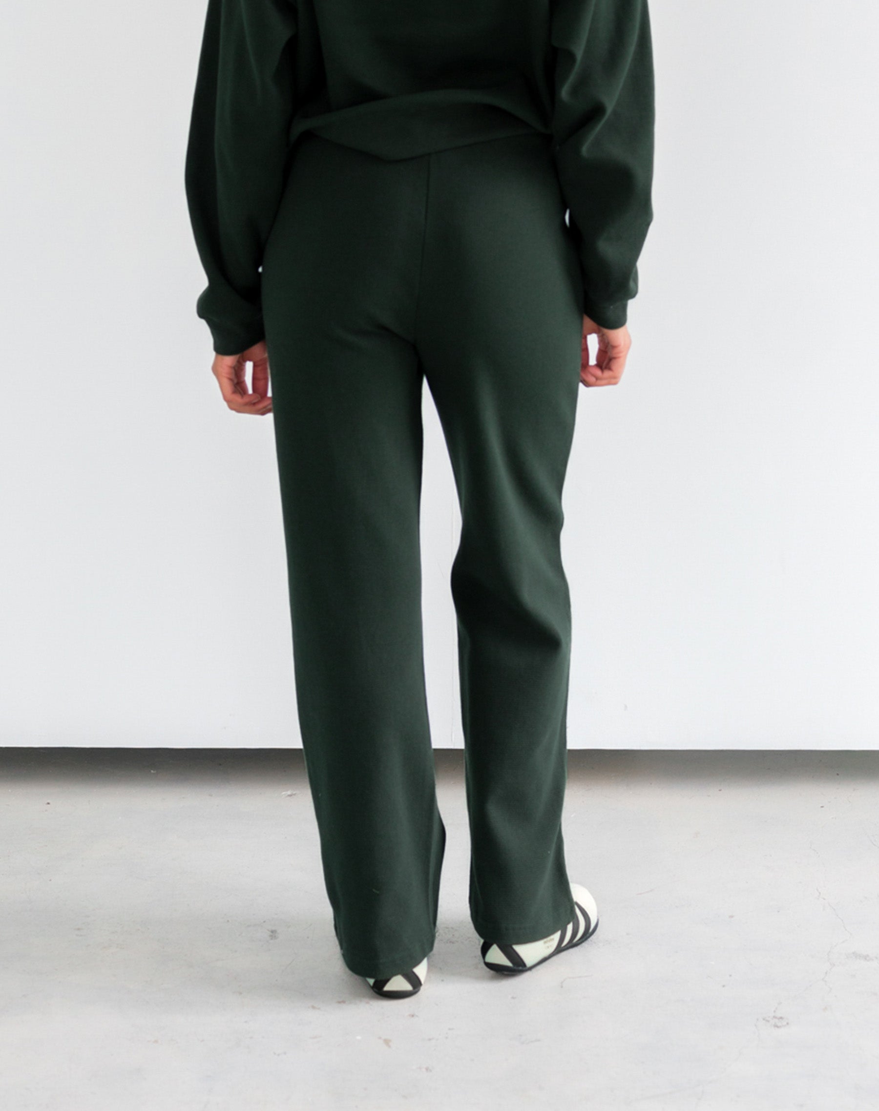 Waffle Wide Leg Pant