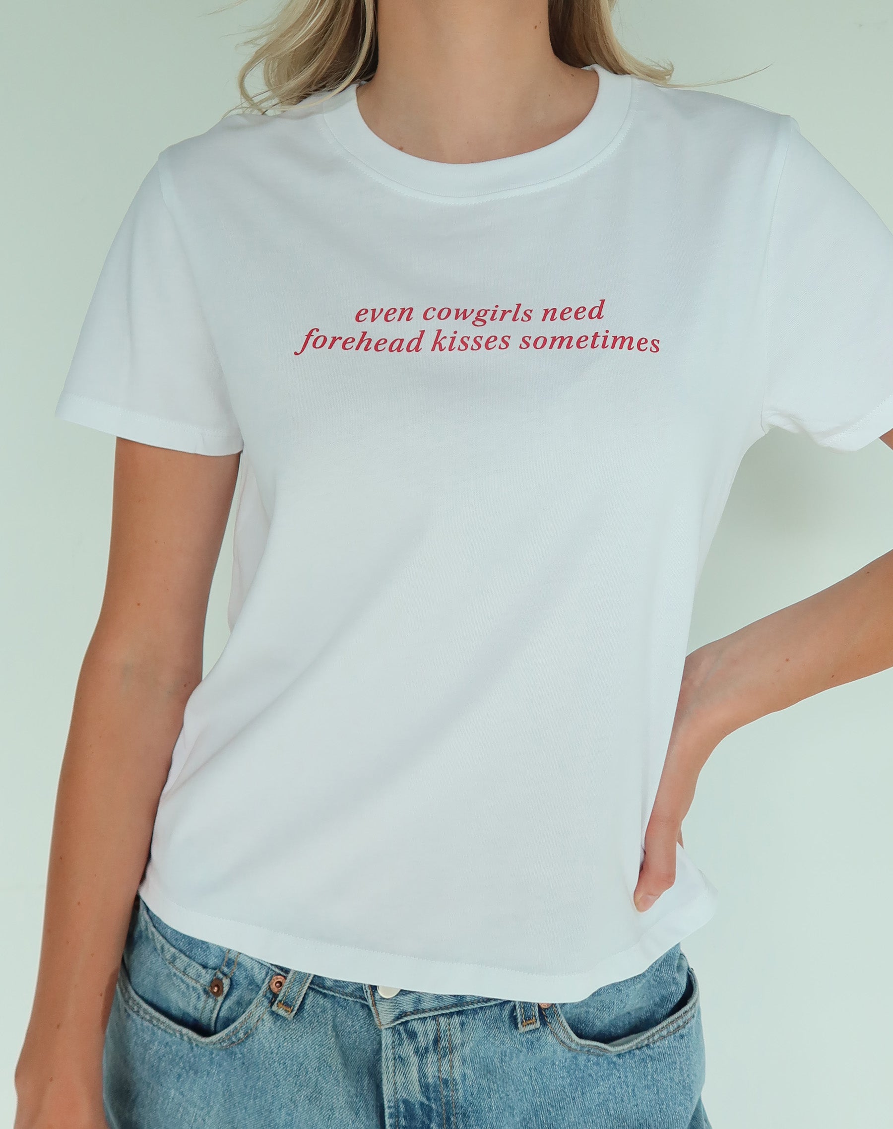 "Forehead Kisses" Paris Tee