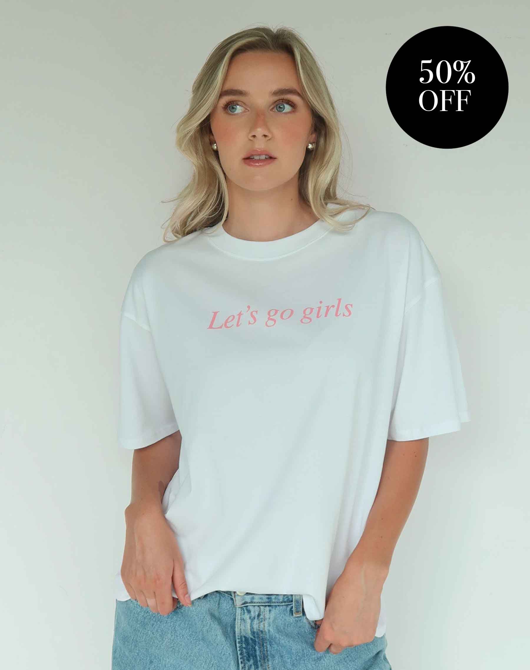 "Let's Go Girls" Boxy Tee