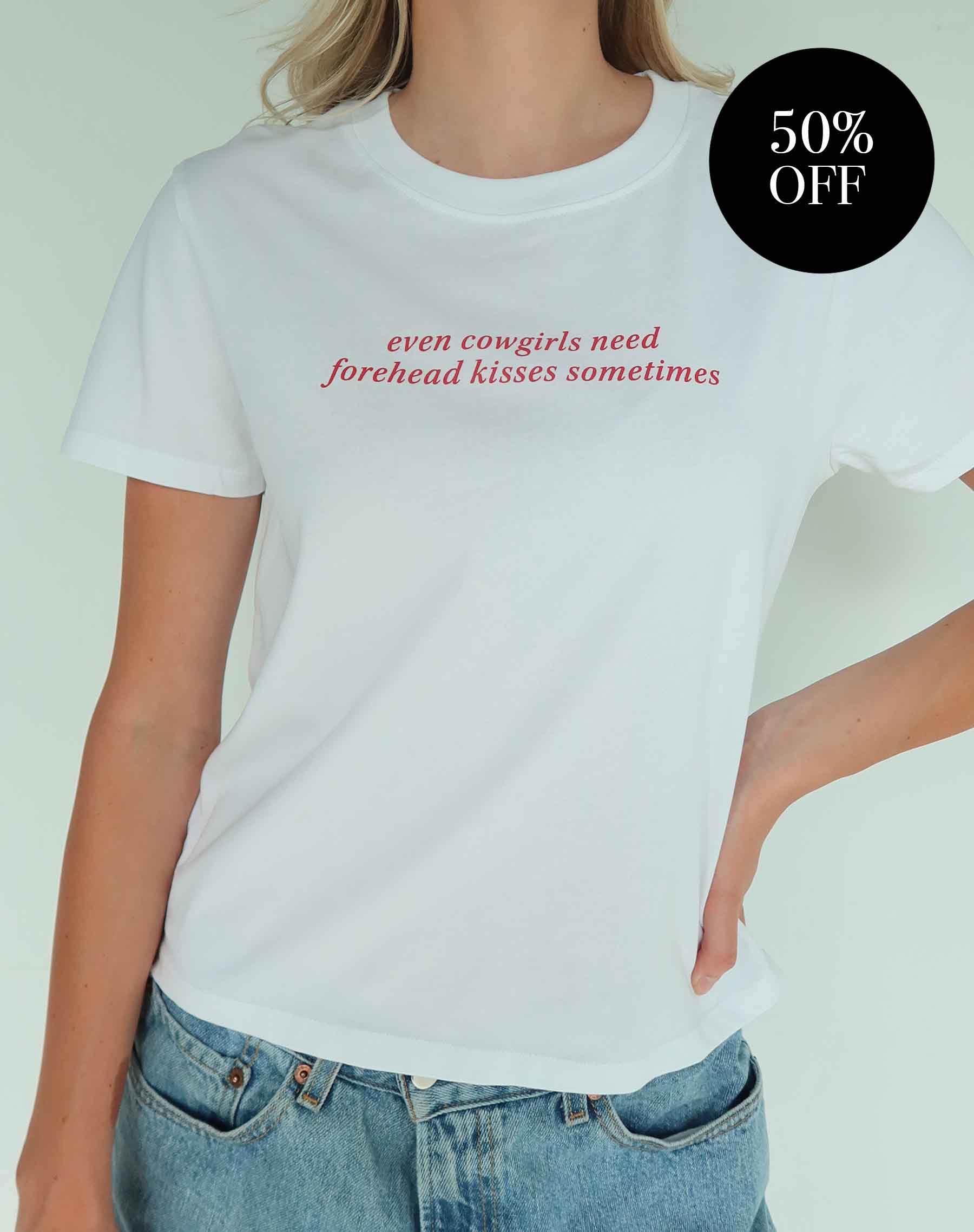 "Forehead Kisses" Paris Tee