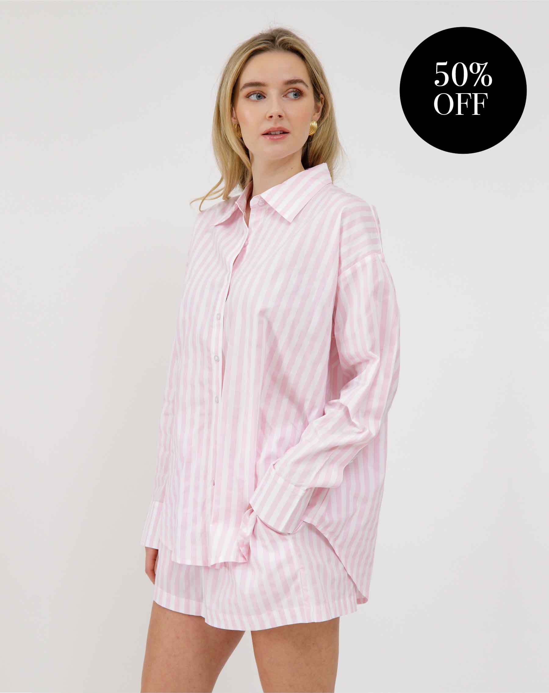 Poplin Button Up Shirt