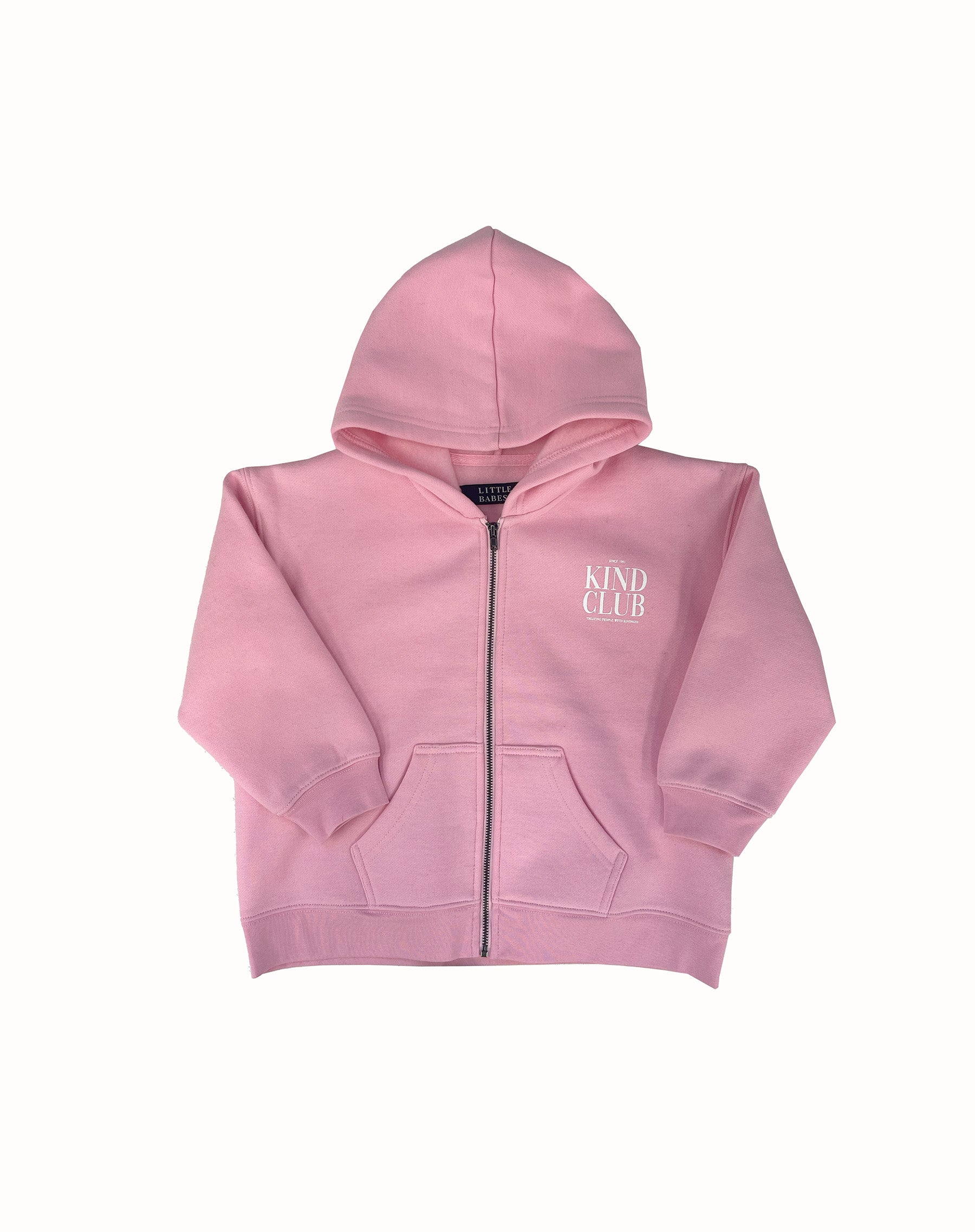 Kids "Kind Club" Zip Up Hoodie
