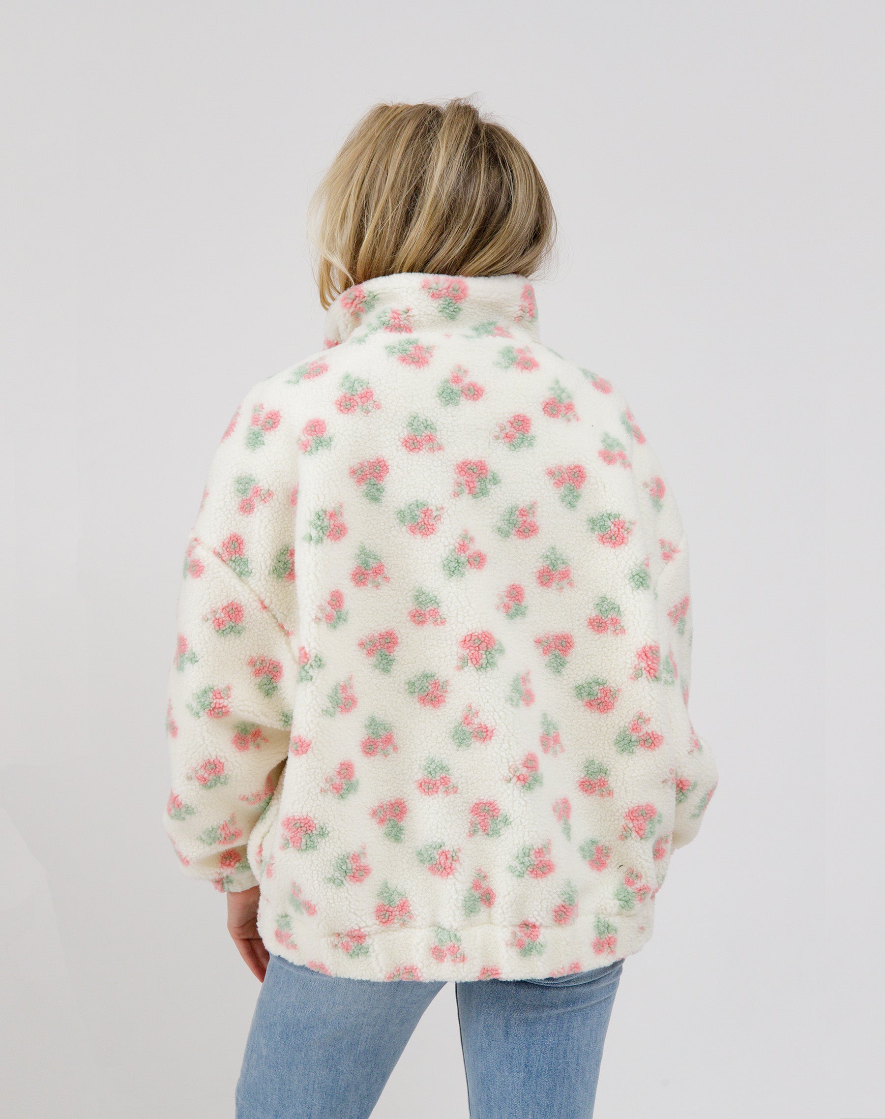 Floral Sherpa Jacket