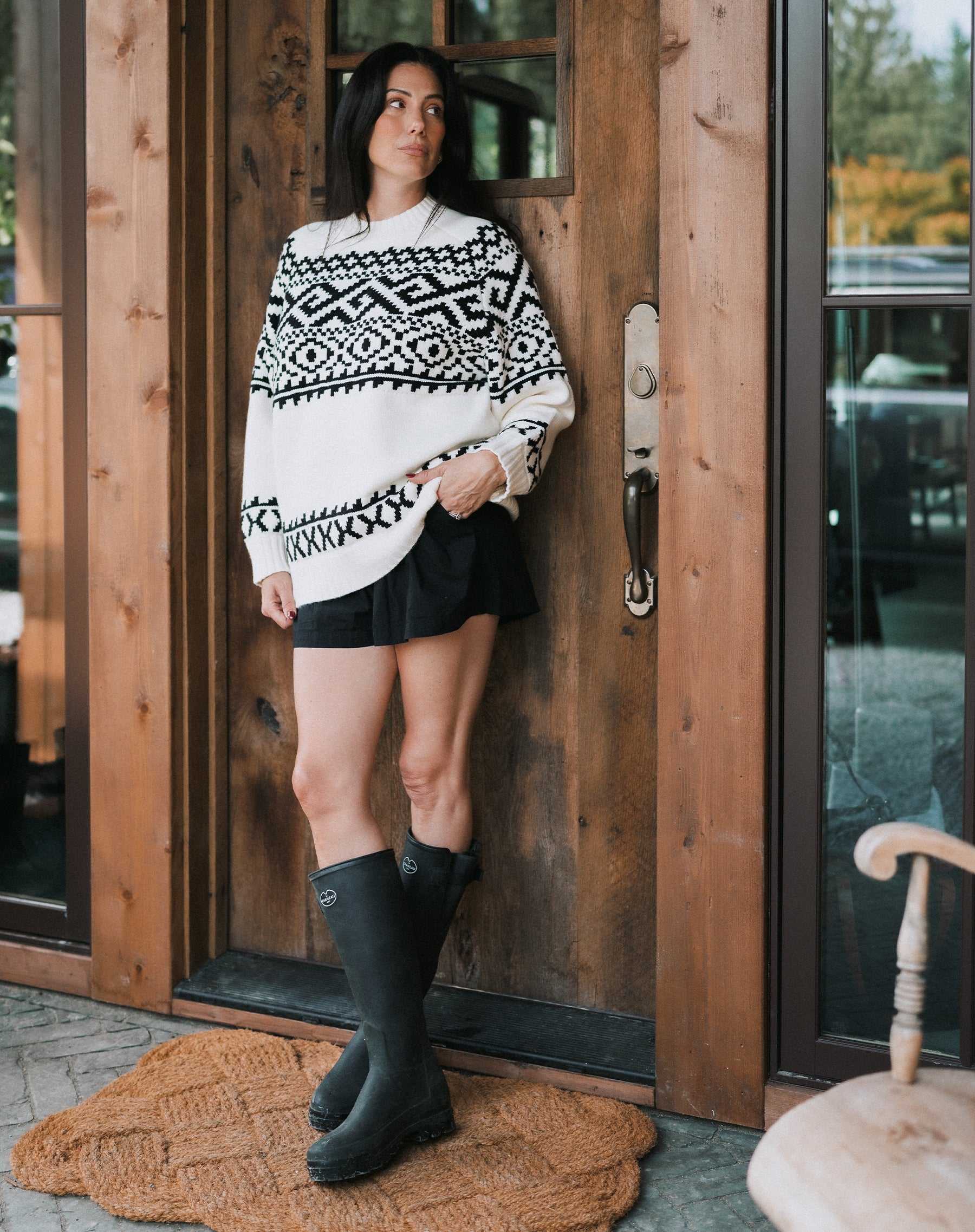 Fair Isle Knit Sweater