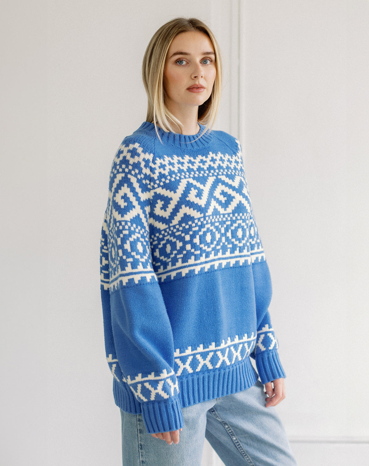 Fair Isle Knit Sweater