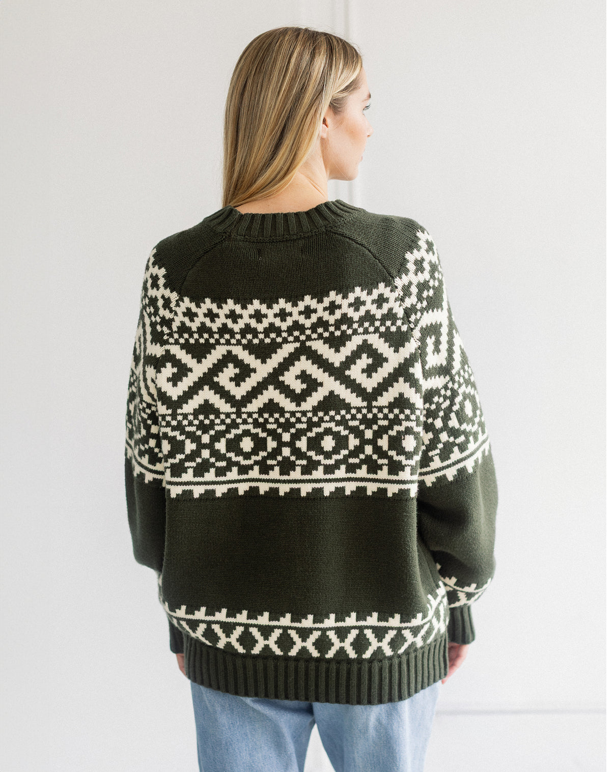 Fair Isle Knit Sweater