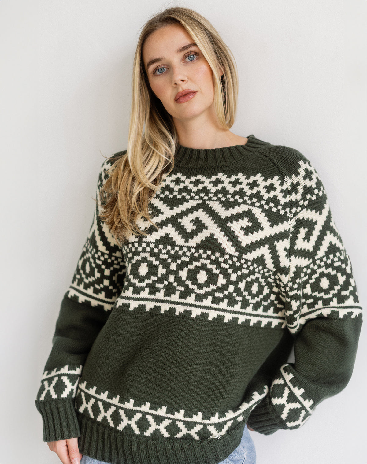 Fair Isle Knit Sweater