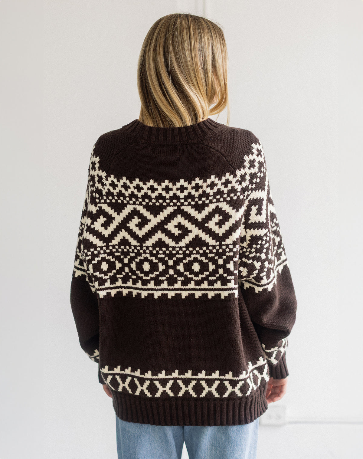 Fair Isle Knit Sweater