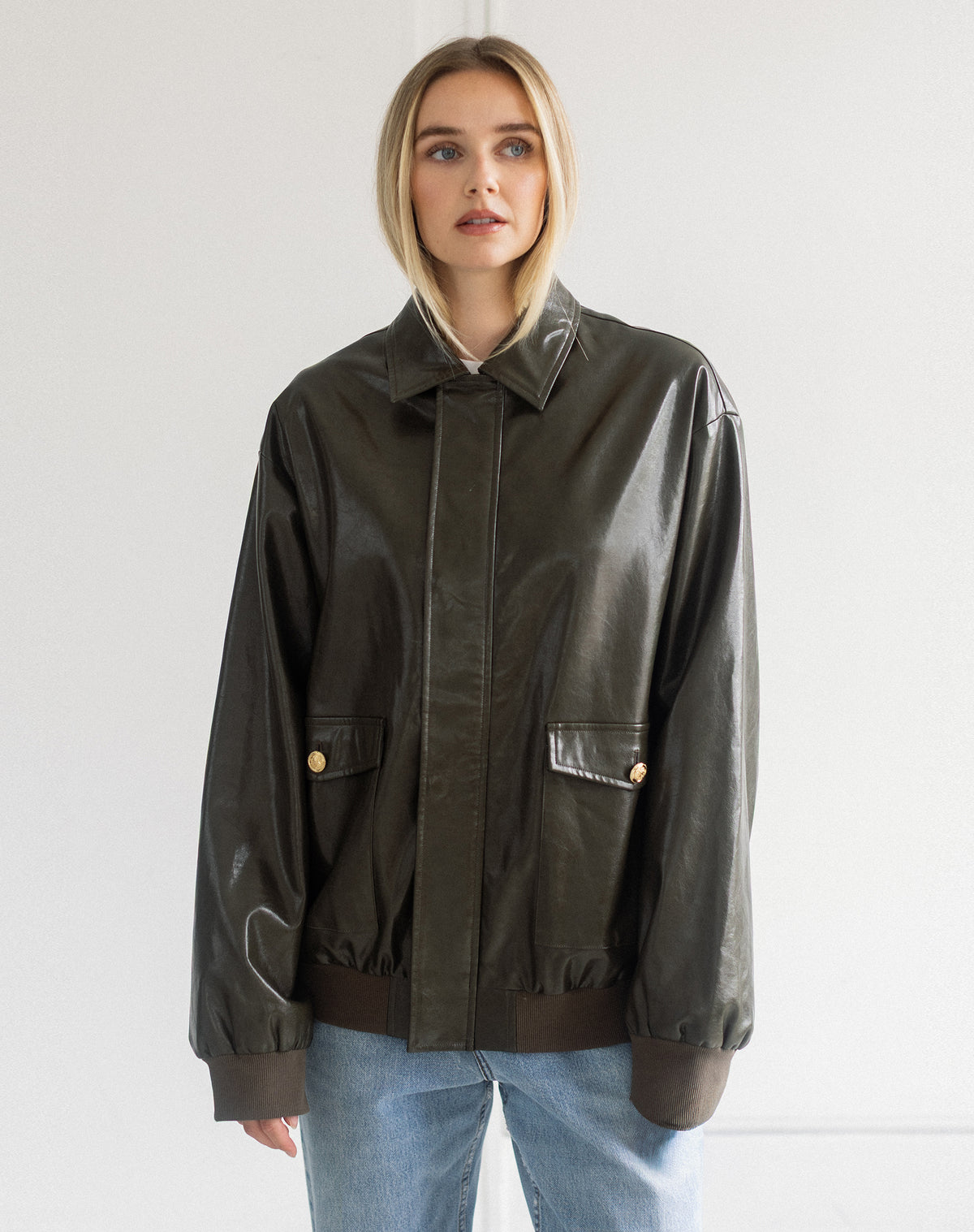 Vegan Leather Jacket