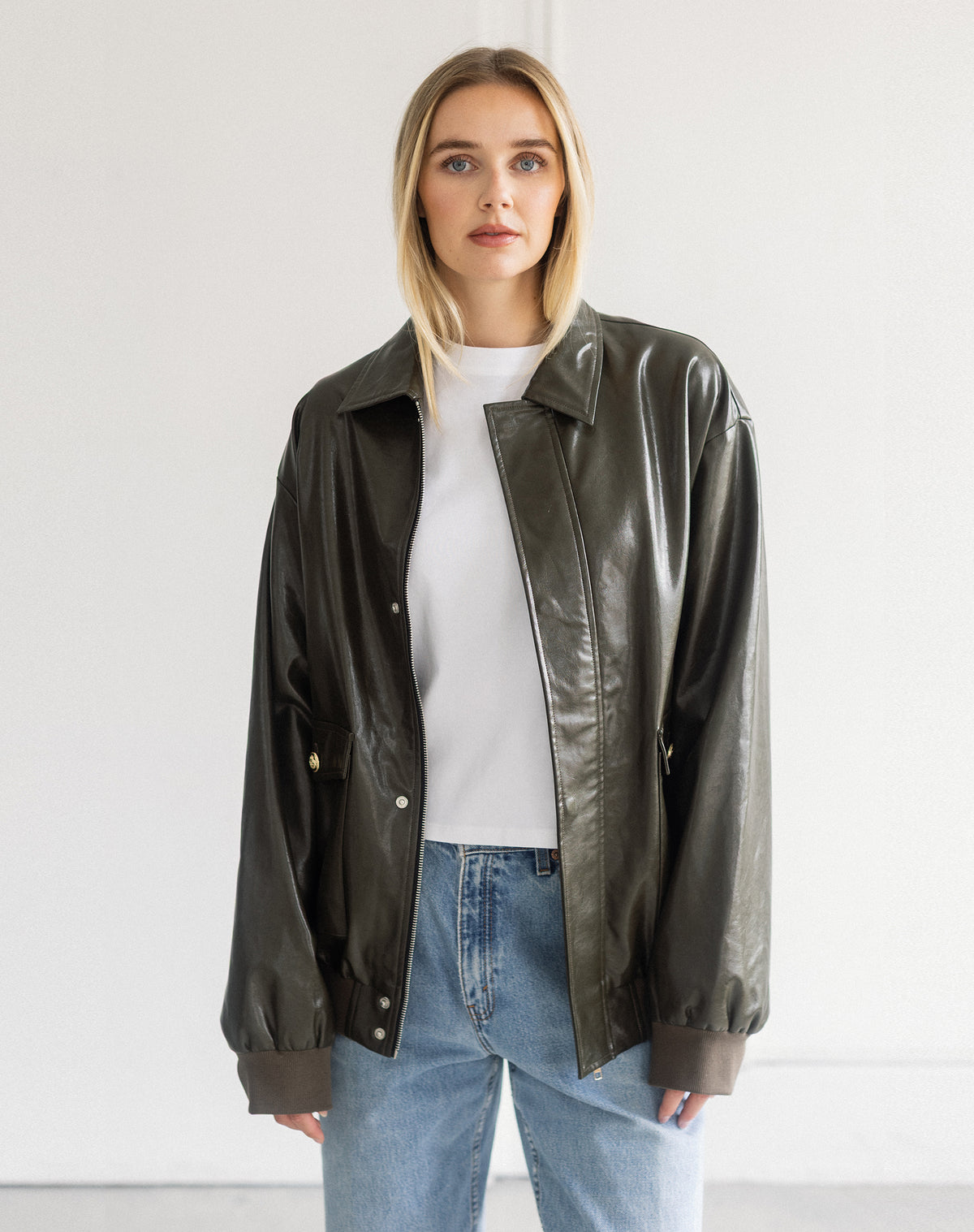 Vegan Leather Jacket