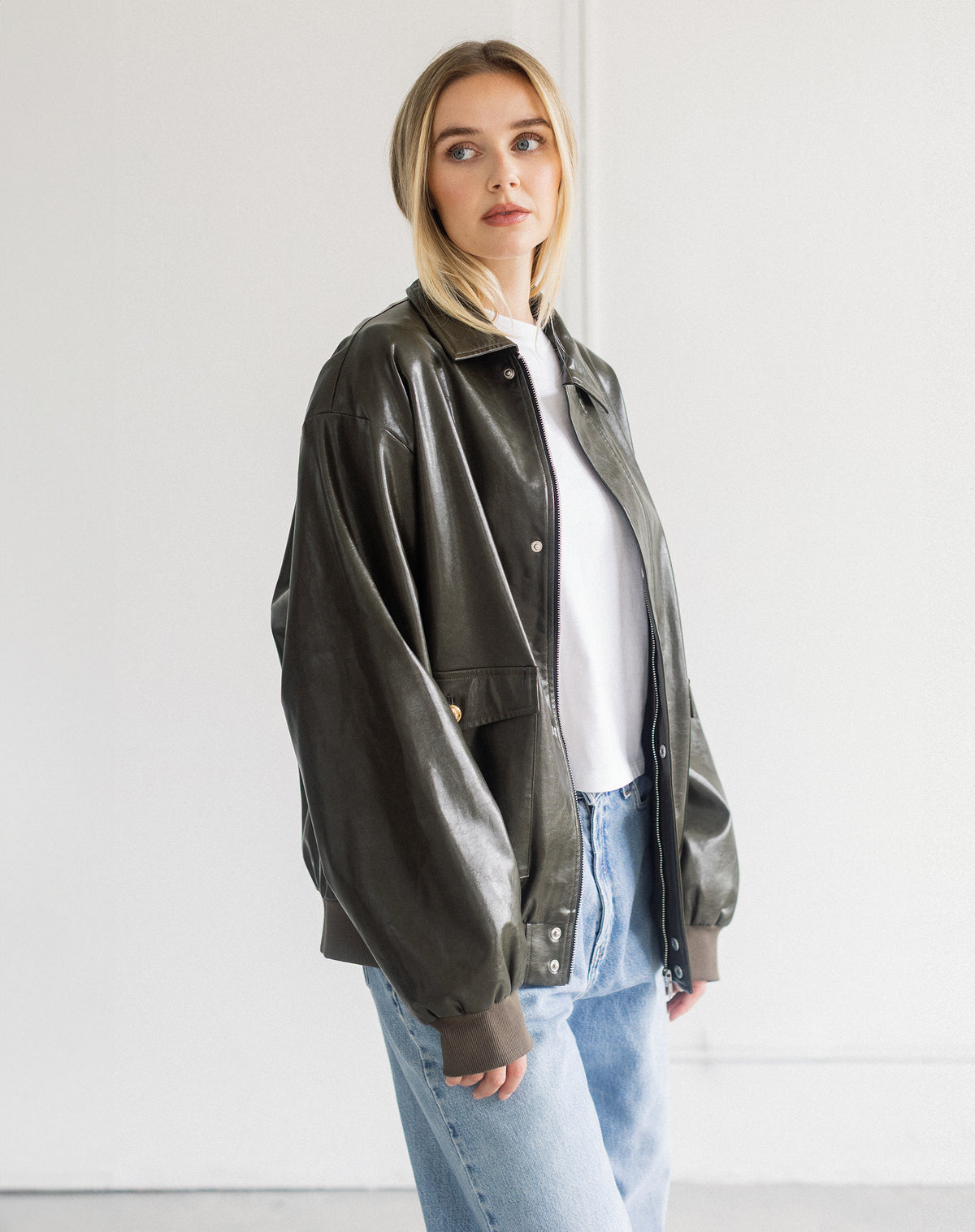 Vegan Leather Jacket
