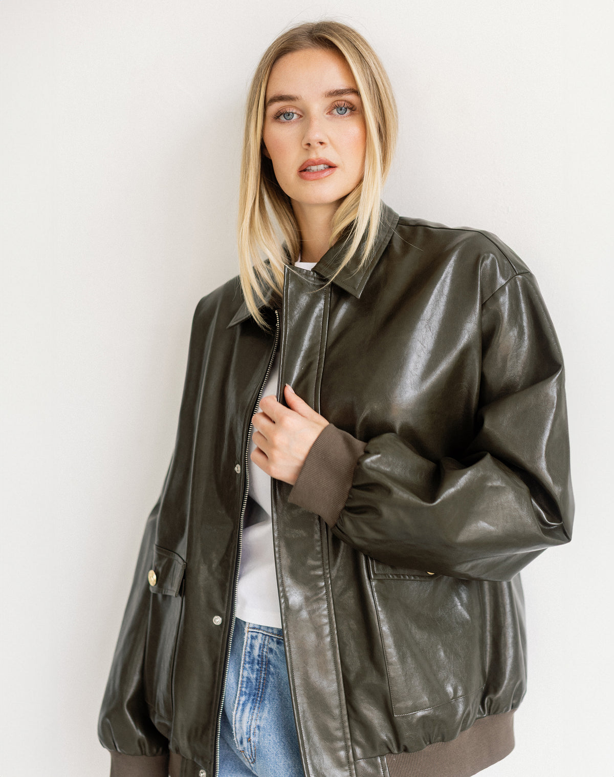 Vegan Leather Jacket