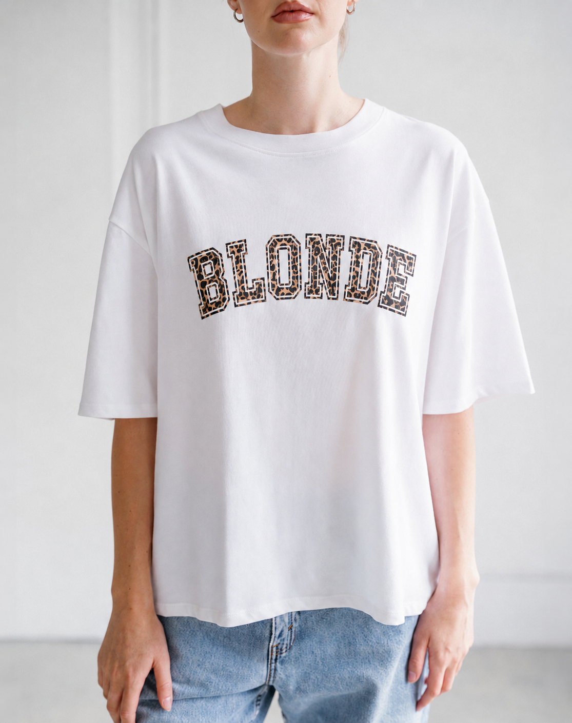 "Blonde" Boxy Tee