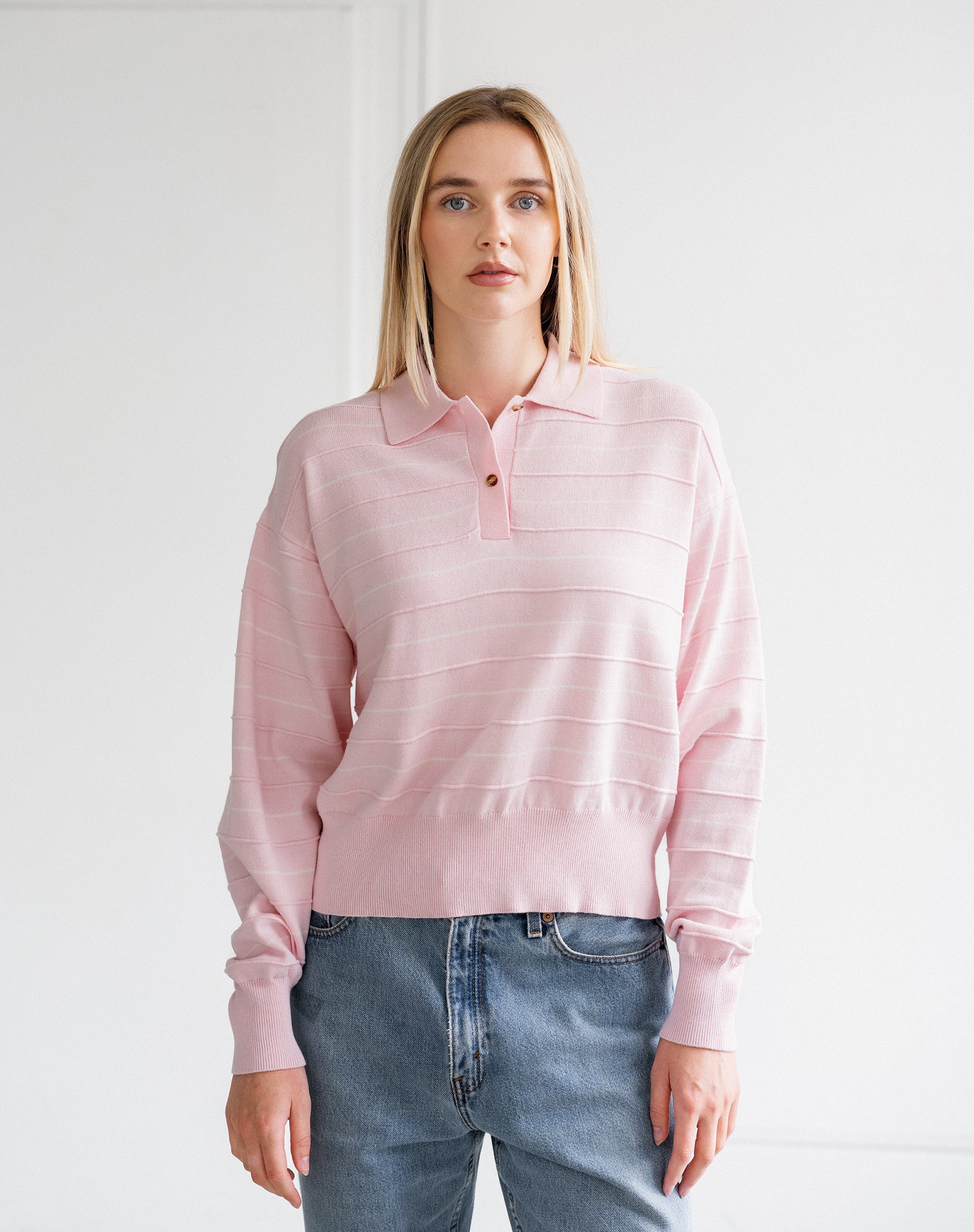 Knit Polo Shirt